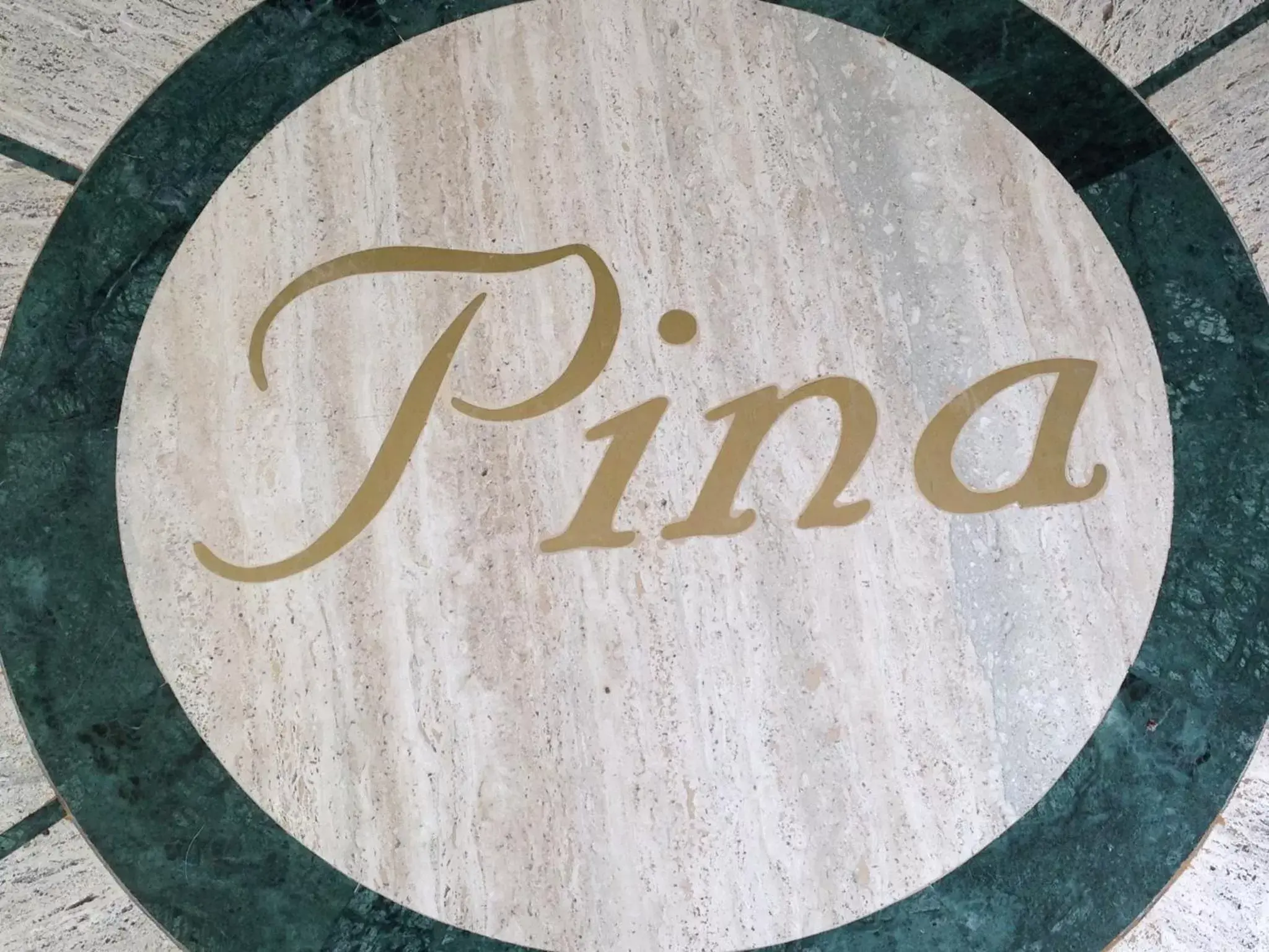 Decorative detail in Hotel Pina Ristorante