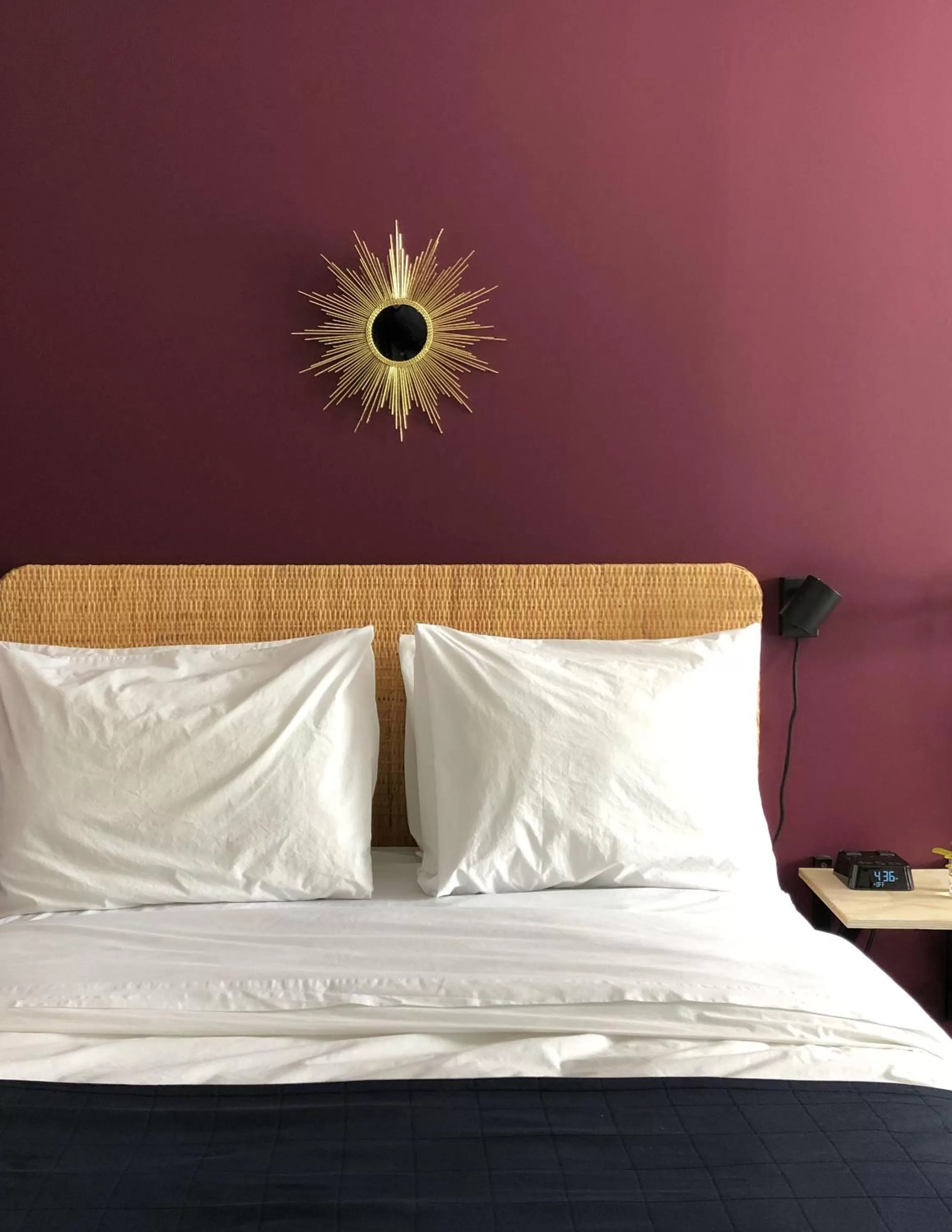 Bed in The Nomad Motel - International Falls, MN - Near Canadian Border