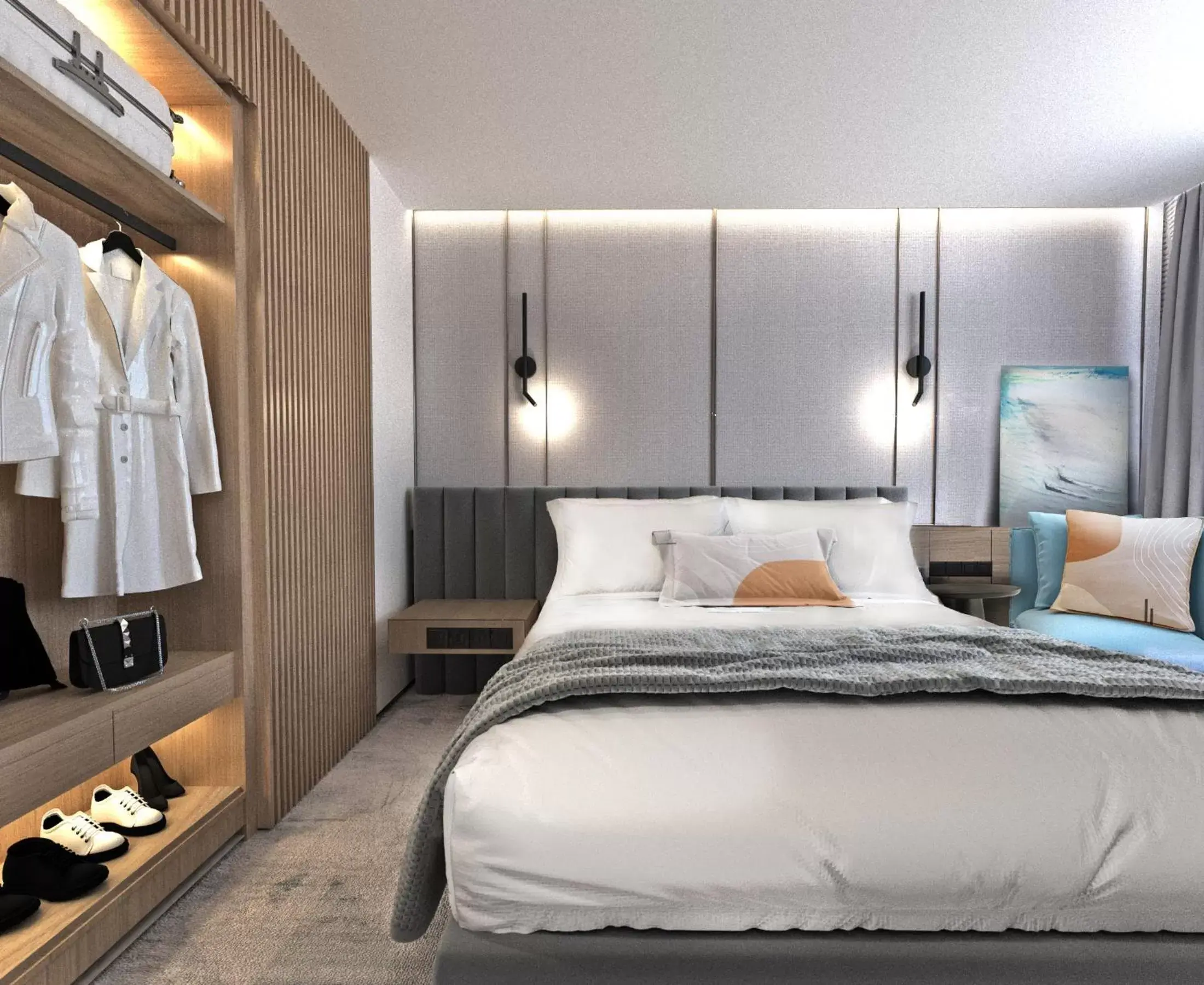 Standard King Room with Sofa Bed and Lake View - Conference Floor in Crowne Plaza Sofia by IHG Standard King Room with Sofa Bed and Lake View - Conference Floor in Crowne Plaza Sofia by IHG