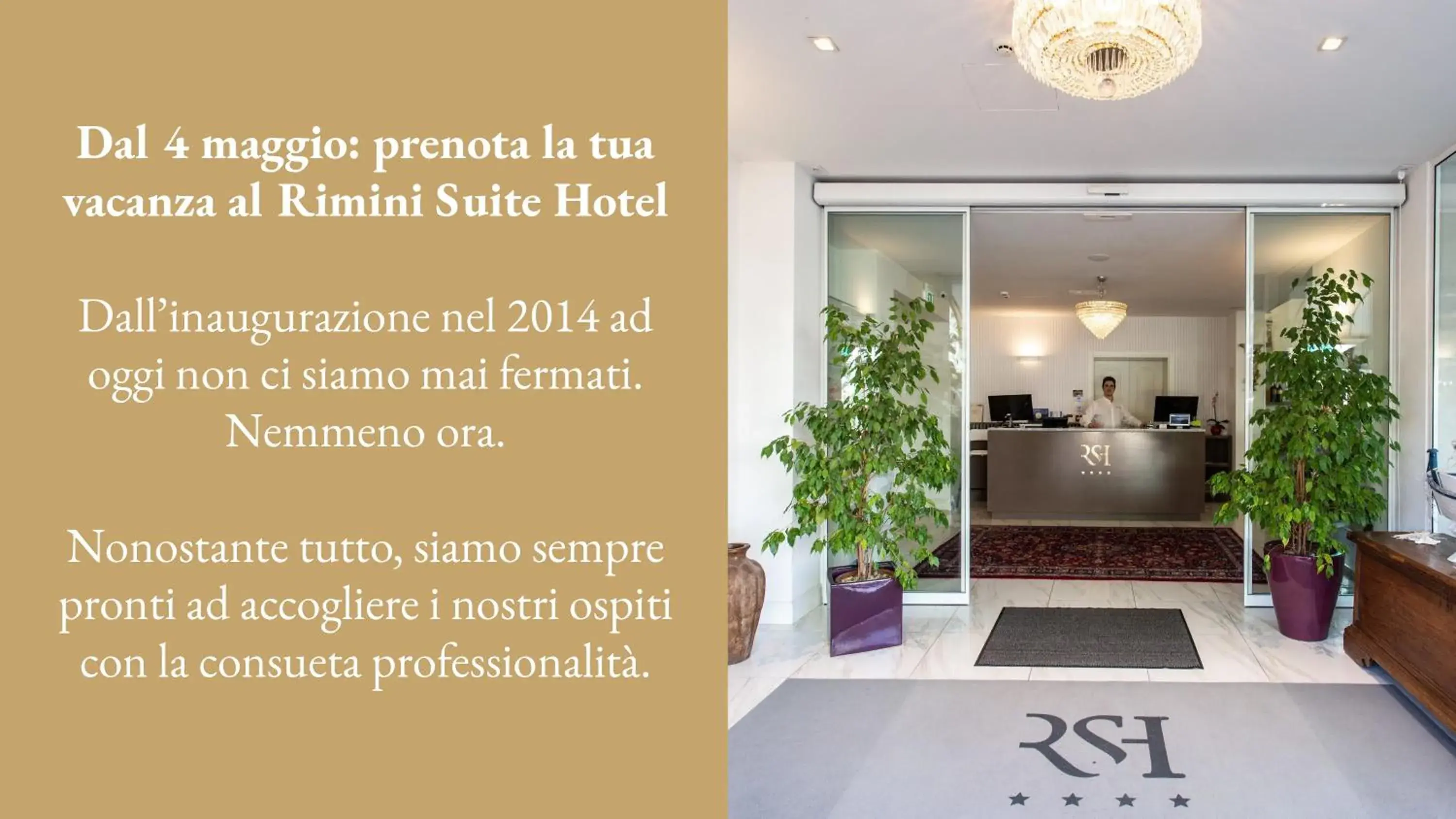 Lobby or reception in Rimini Suite Hotel