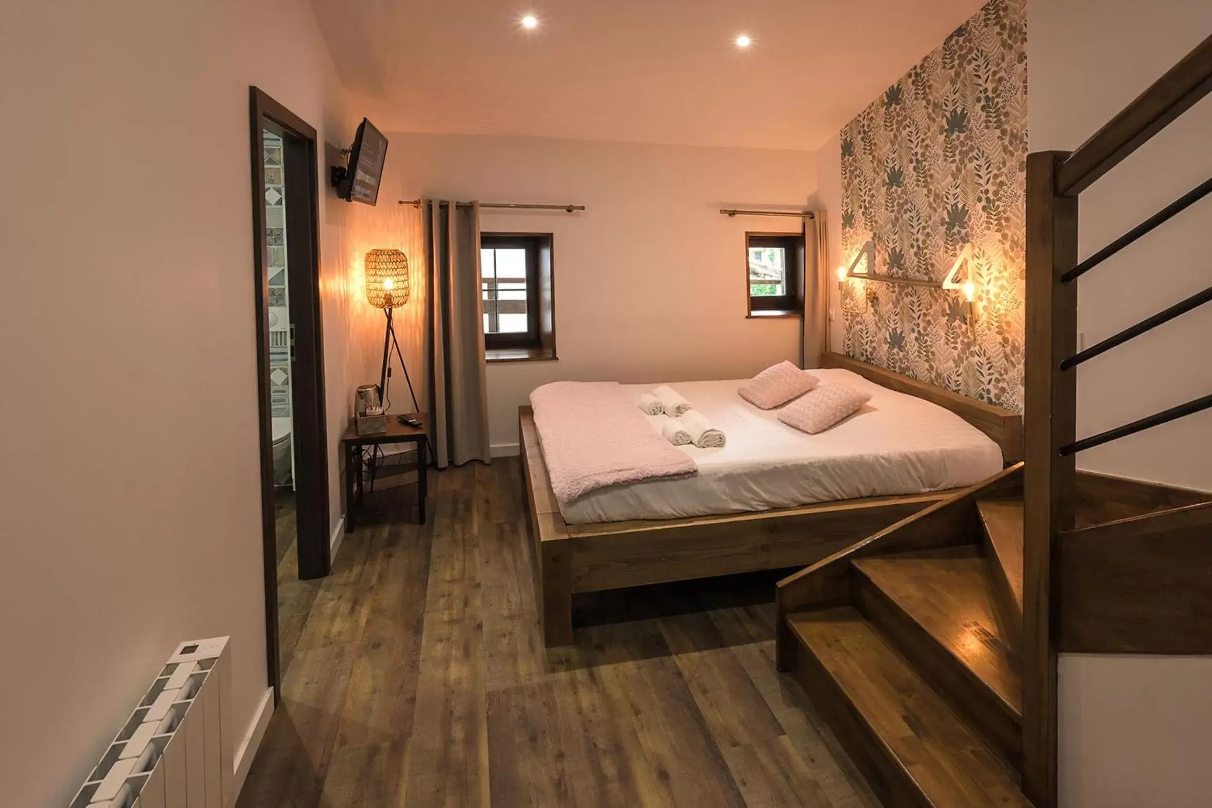 Bed in Hotel De La Croisee