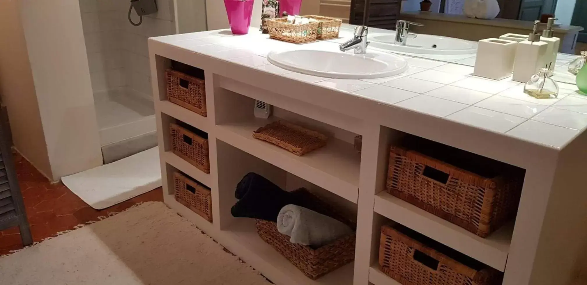 Bathroom in Le Belvédère - Chambres d'hôtes de charme et Restaurant