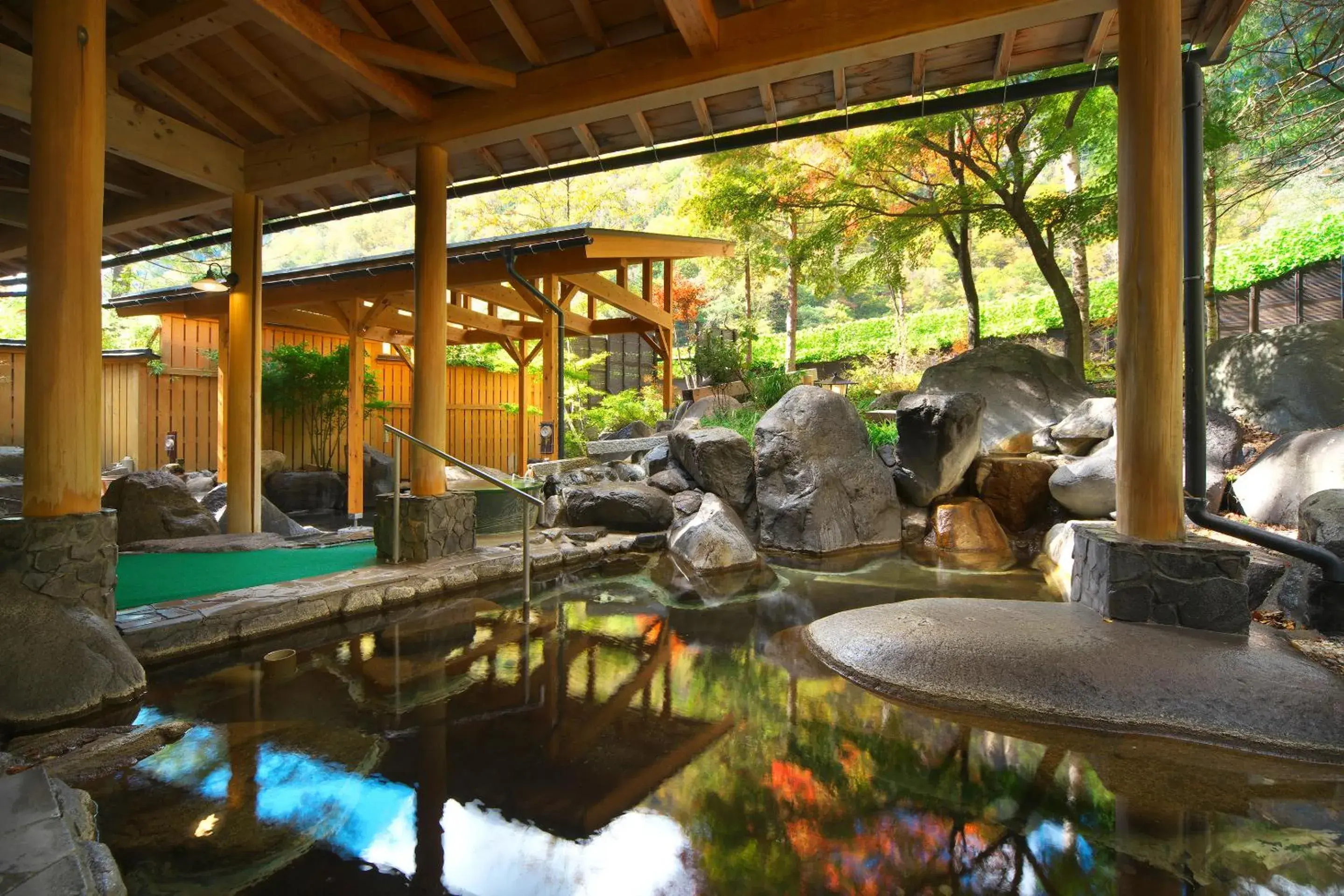 Open Air Bath in Hotel Hotaka