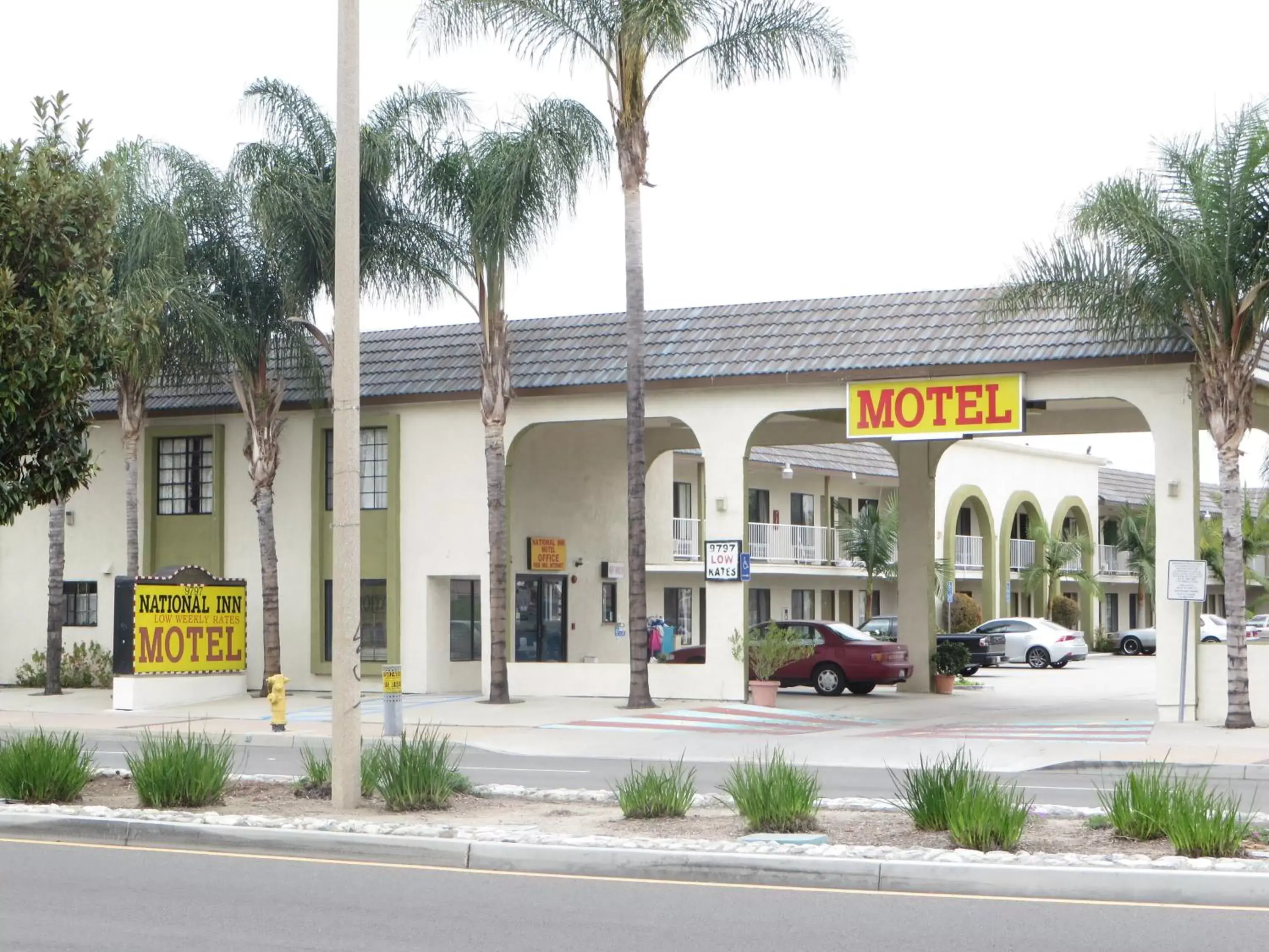 Facade/entrance, Property Building in National Inn Garden Grove