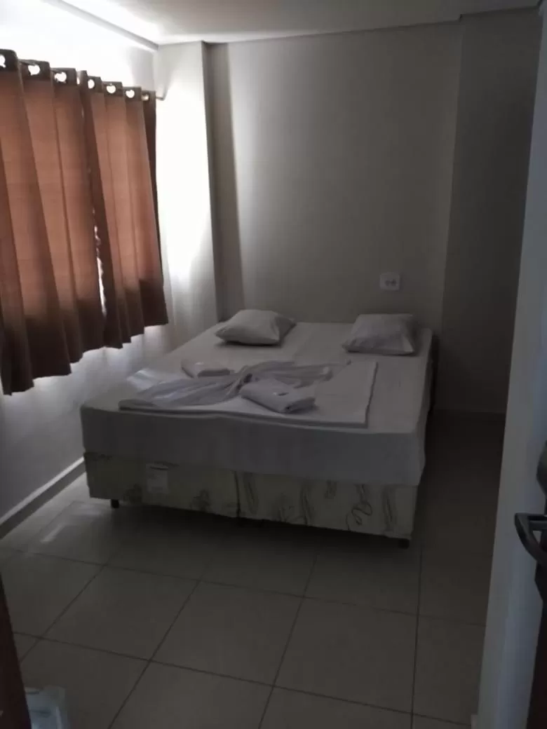 Bedroom, Bed in Ágape Hotel De Aparecida