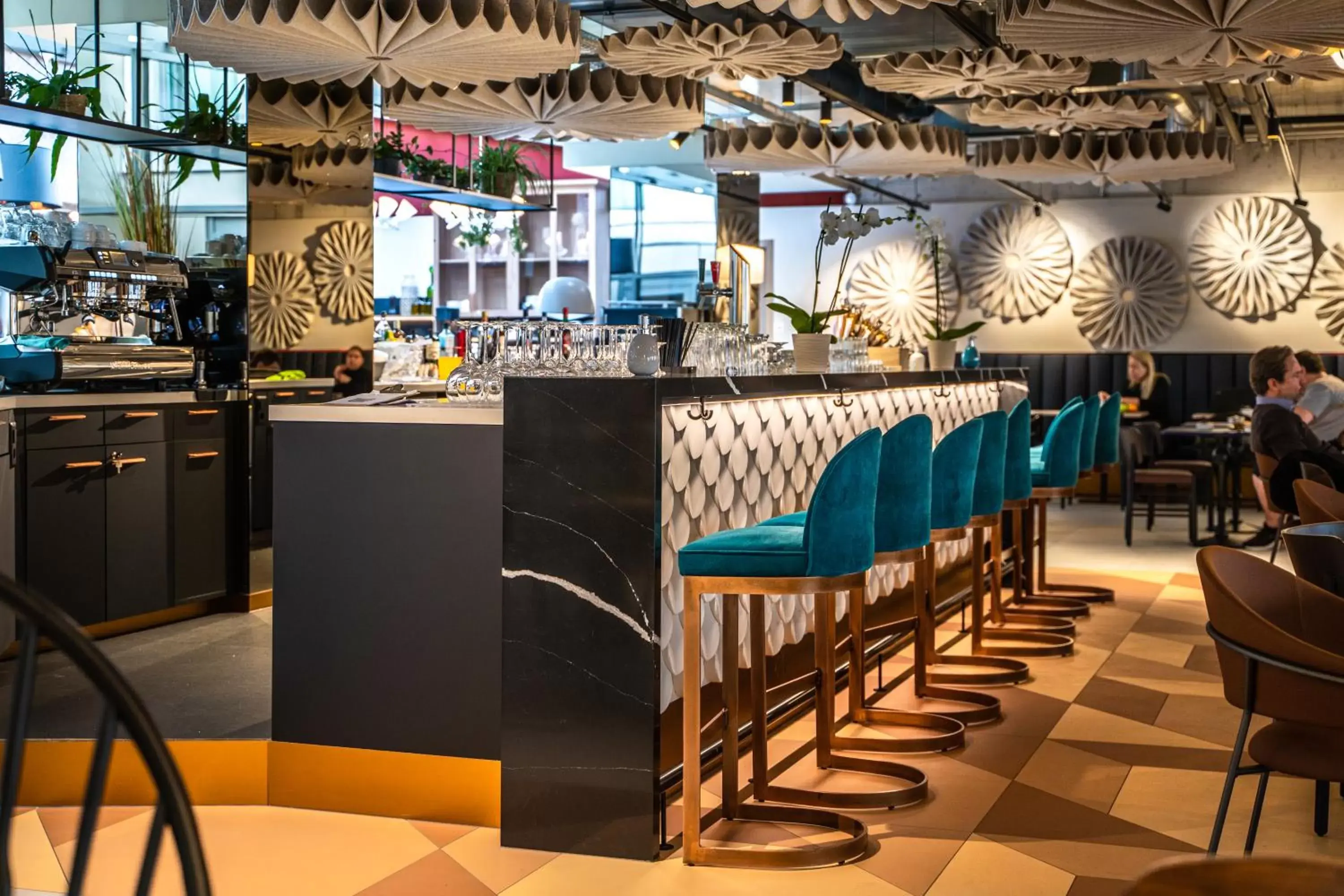 Lounge or bar, Restaurant/Places to Eat in Aparthotel Adagio Zurich City Center