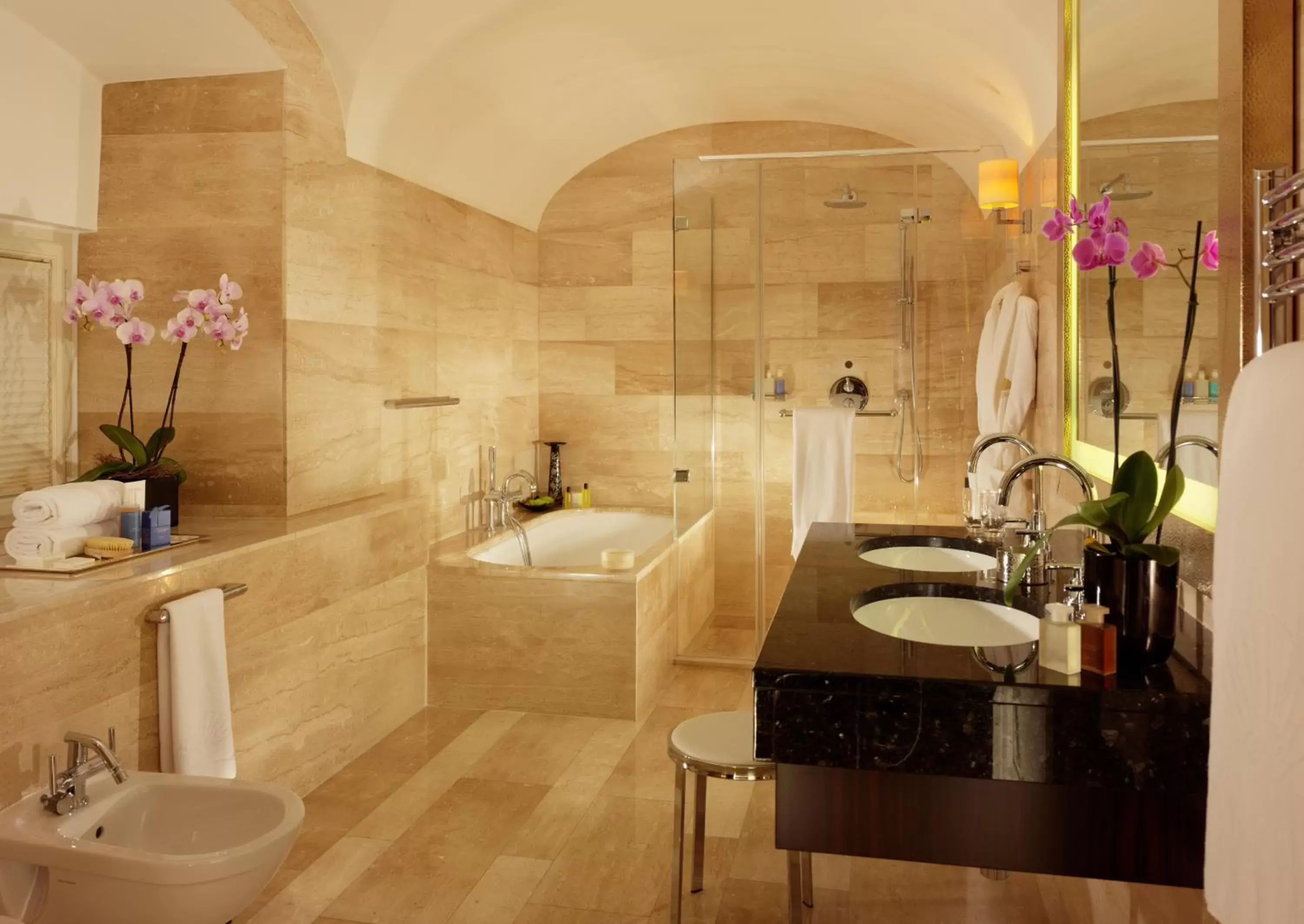 Bathroom in Mandarin Oriental, Prague