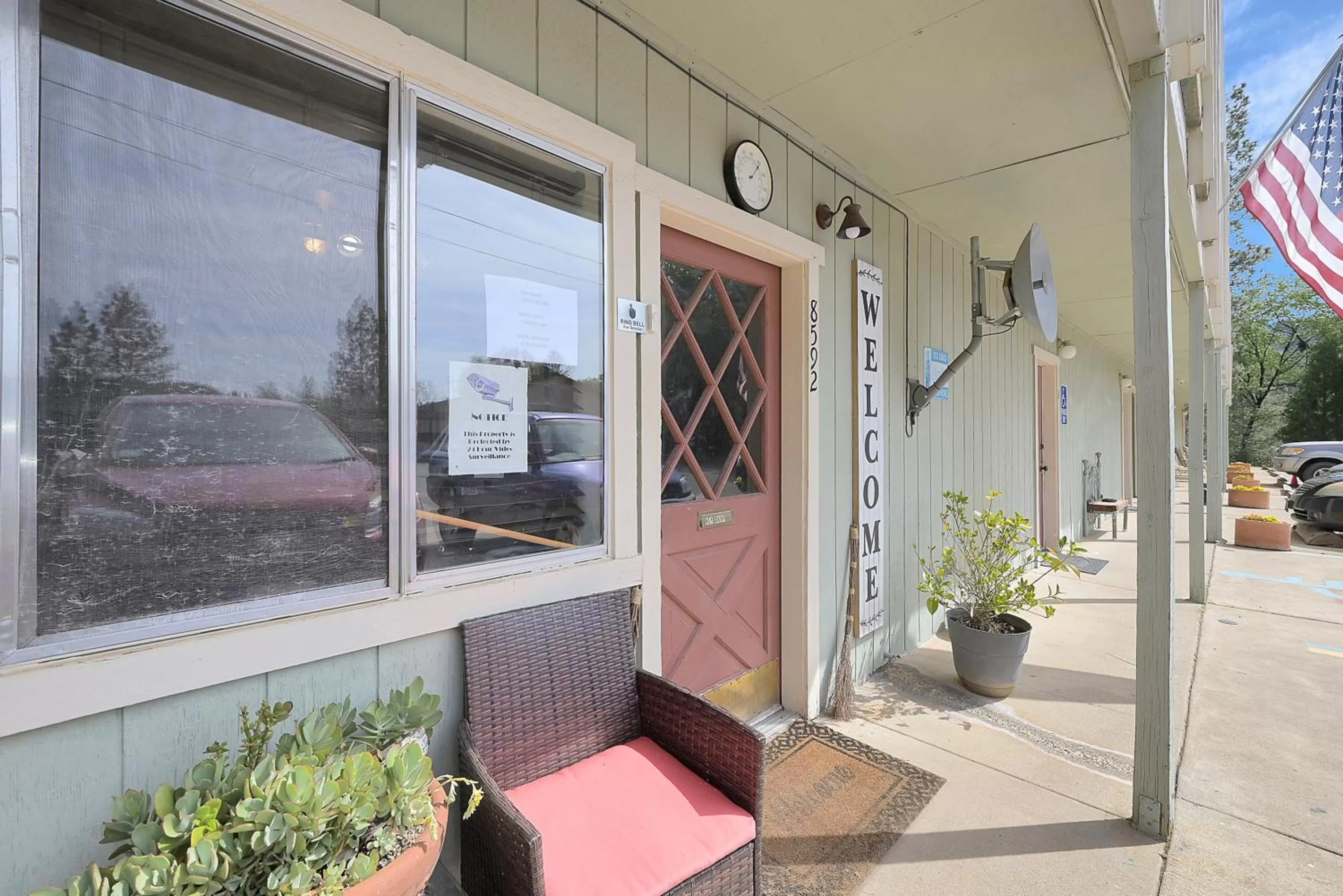 Property building in Brownsville Motel