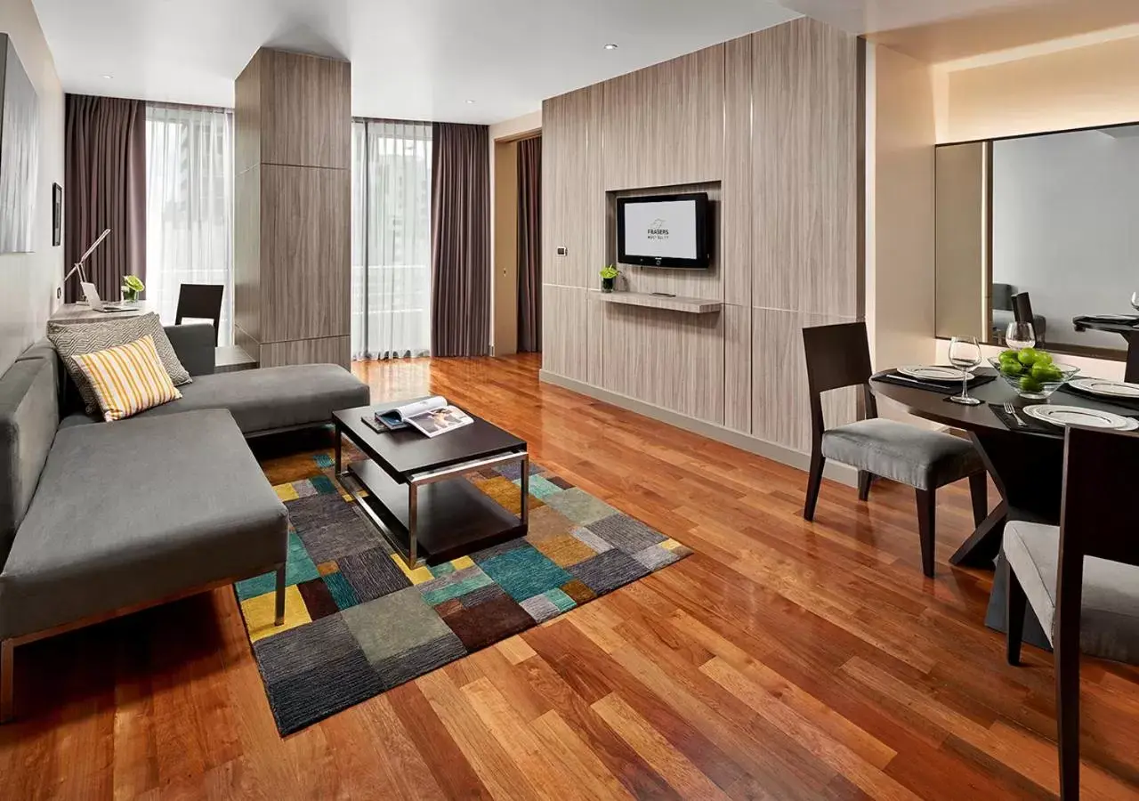 Living room, Seating Area in Fraser Suites Sukhumvit Bangkok - SHA Extra Plus