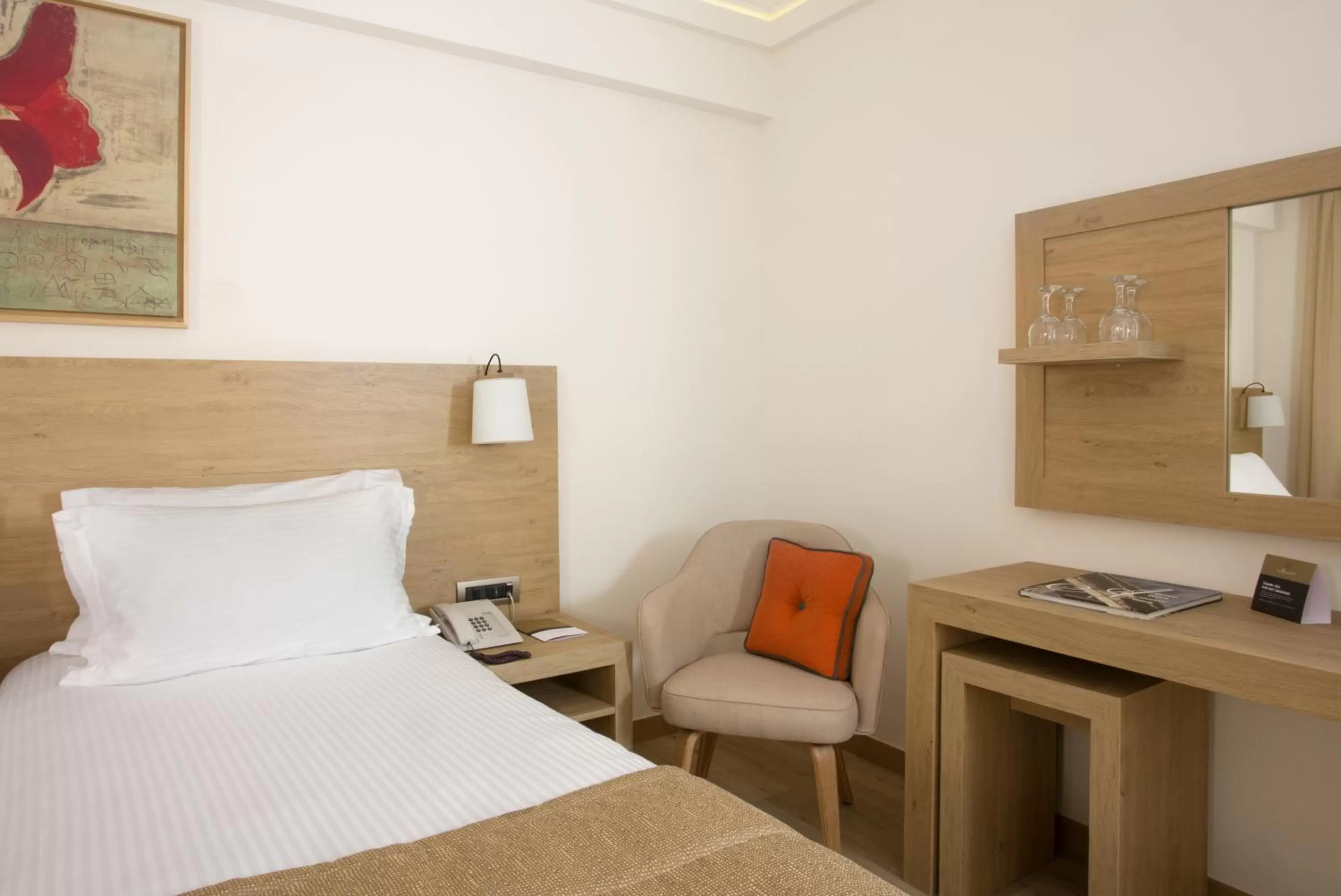 Photo of the whole room, Bed in Golden Age Athens Hotel