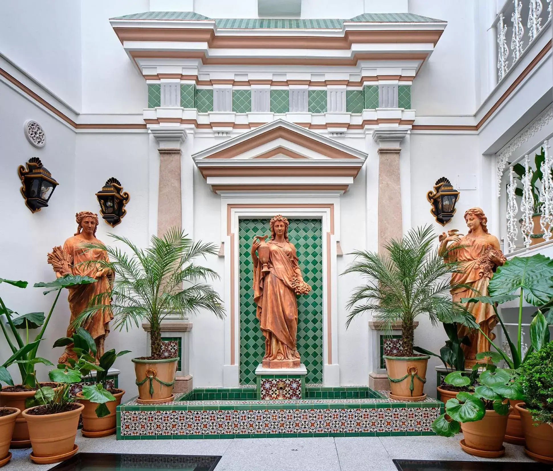 Patio in Hotel Boutique Triana House