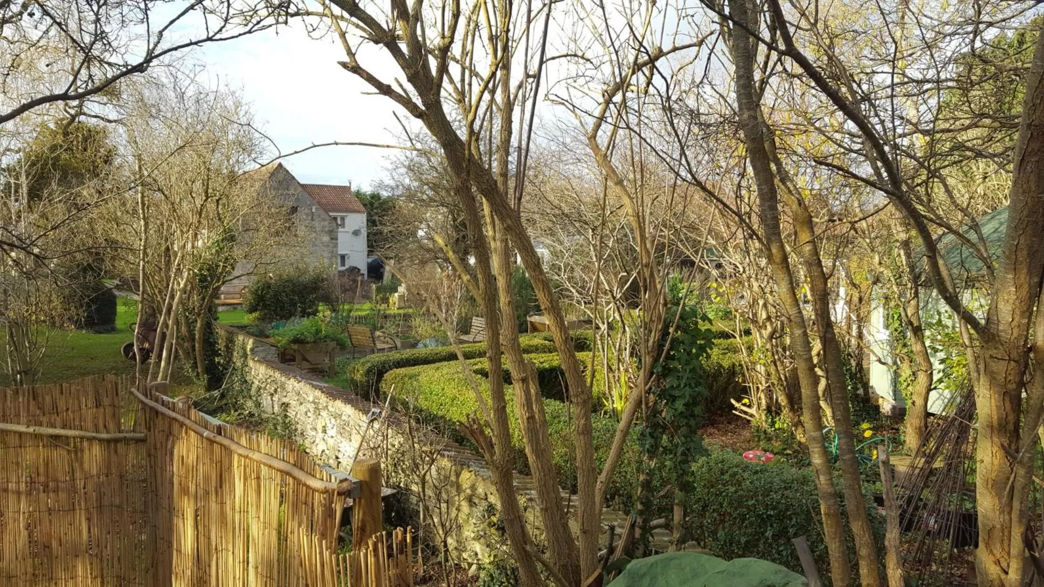 Garden in Little England Retreats - Cottage, Yurt and Shepherd Huts