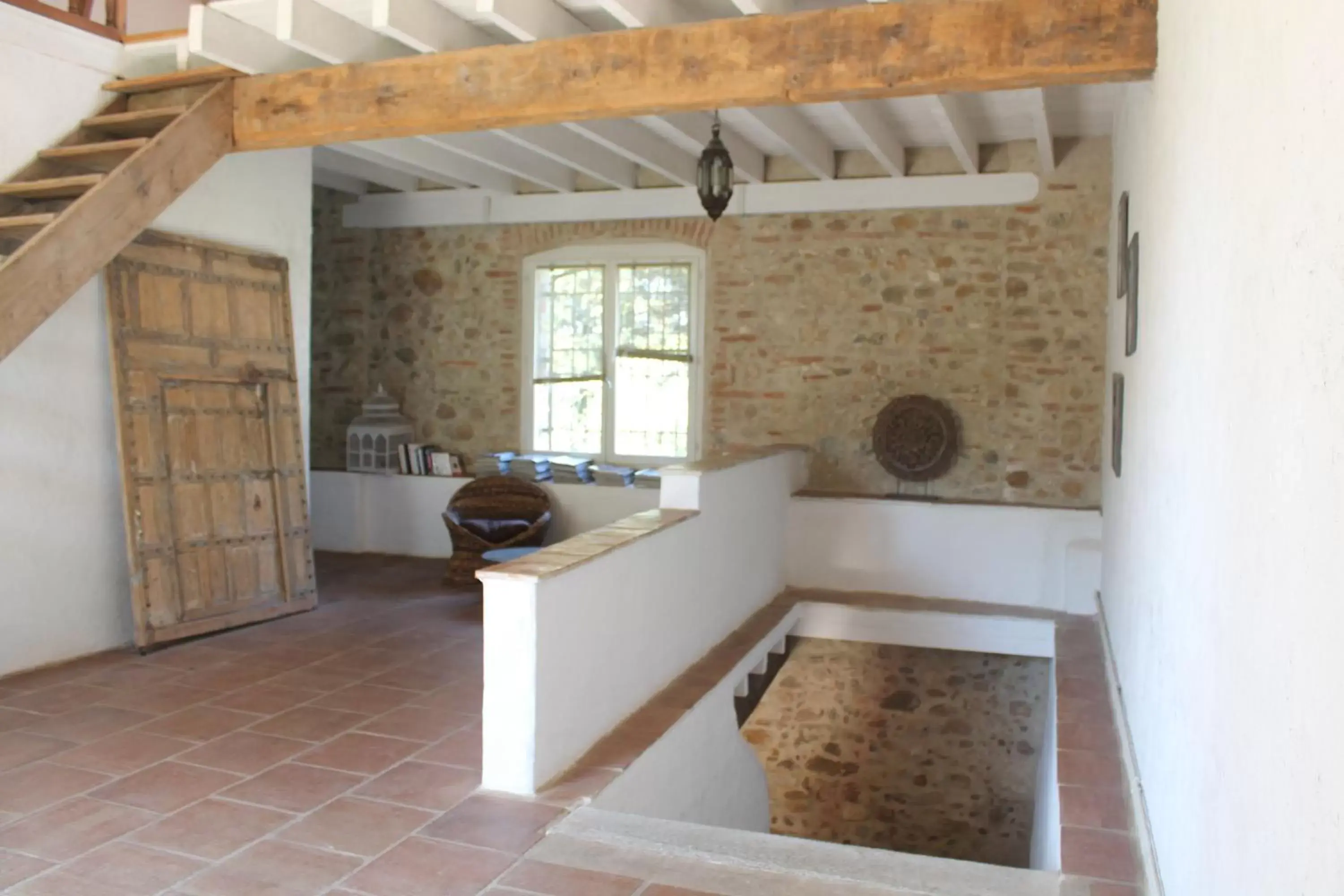 Lobby or reception, Kitchen/Kitchenette in Le Mas de la Prade