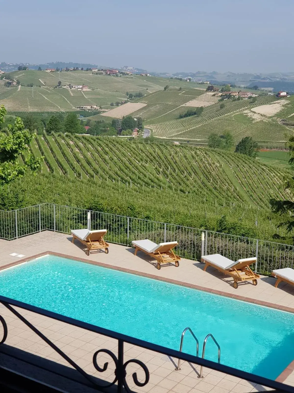 Pool View in Hotel Villa Lauri