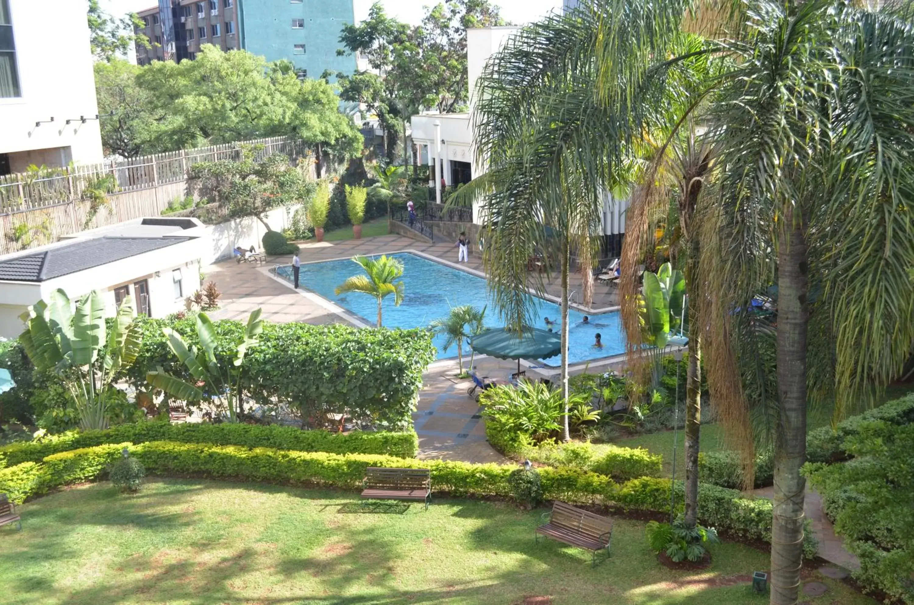 Pool View in Jacaranda Hotel Nairobi