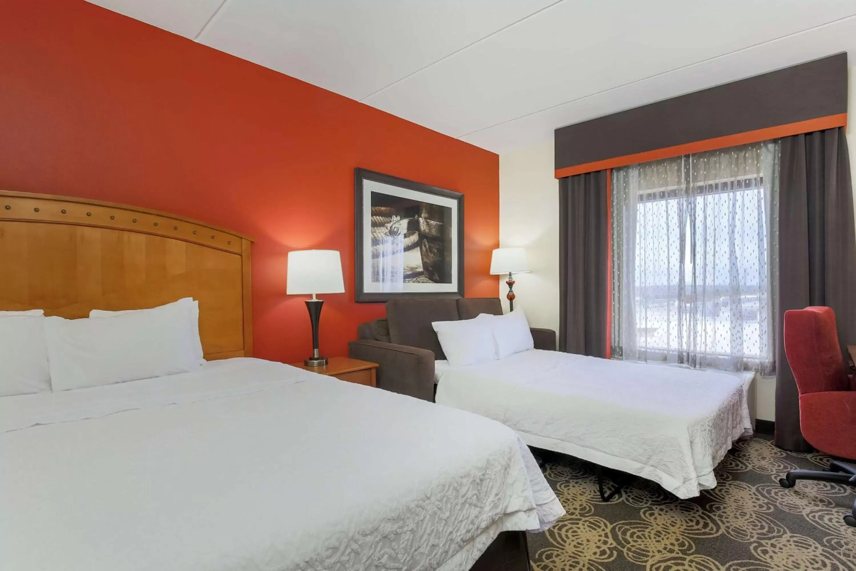 Living room, Bed in Hampton Inn & Suites Dallas-Allen