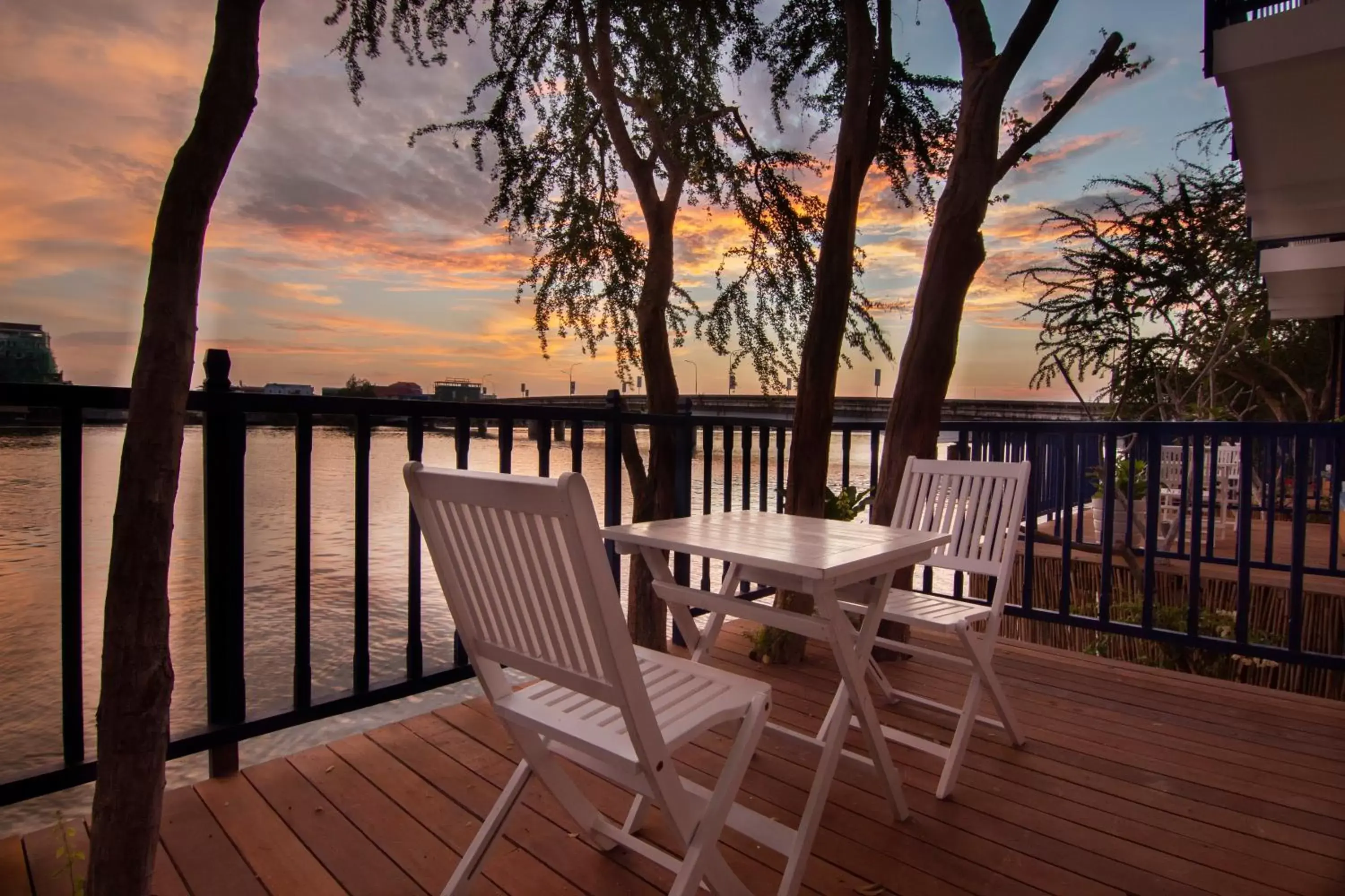 Patio in The B Resort