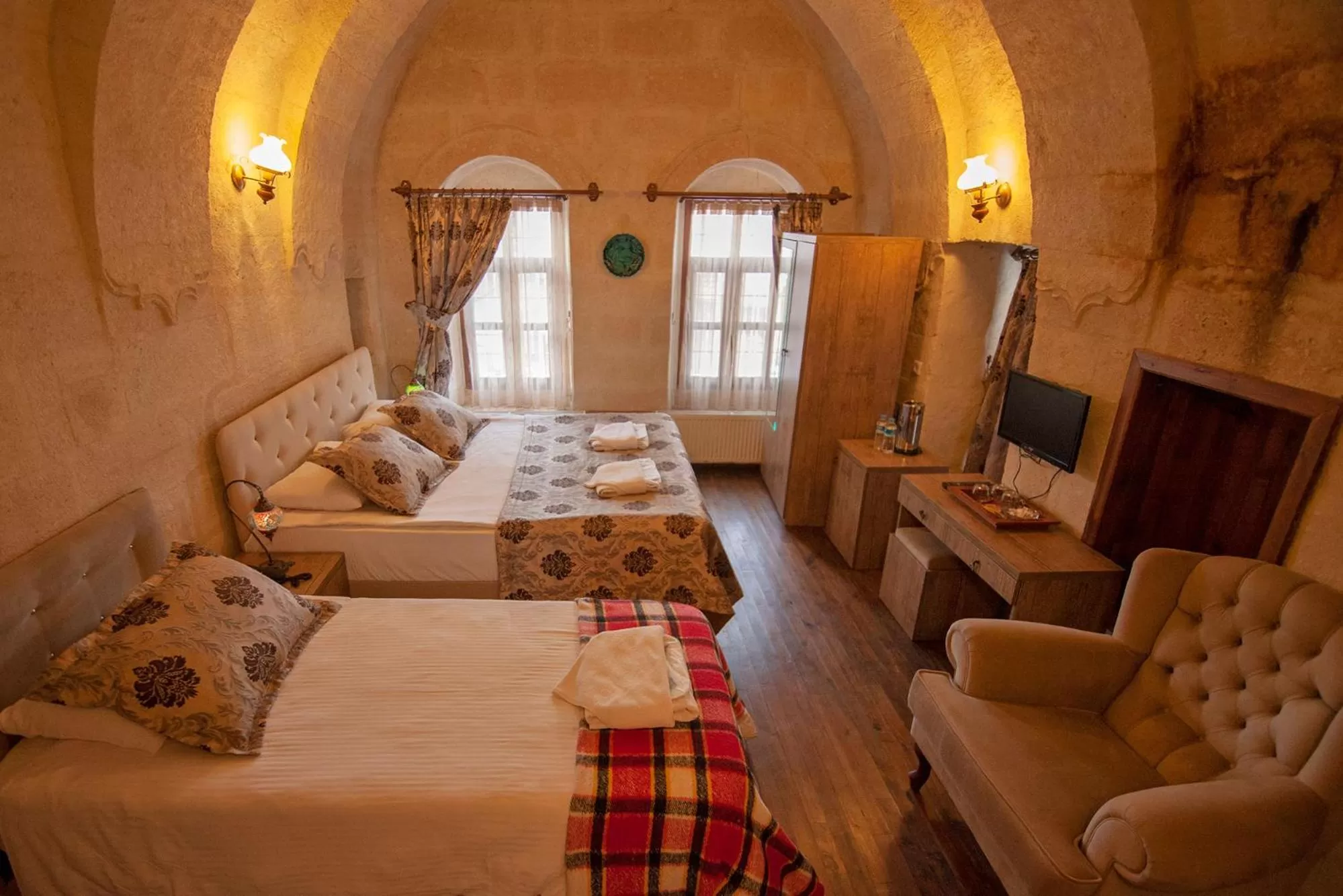 Photo of the whole room, Bed in Diamond of Cappadocia