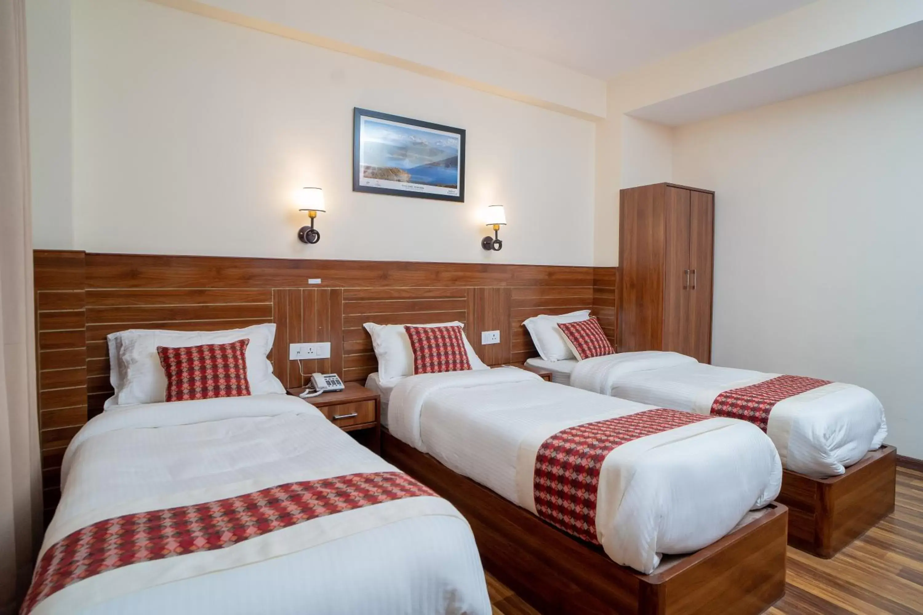 Bed in Madhuban Hotel Bed in Madhuban Hotel