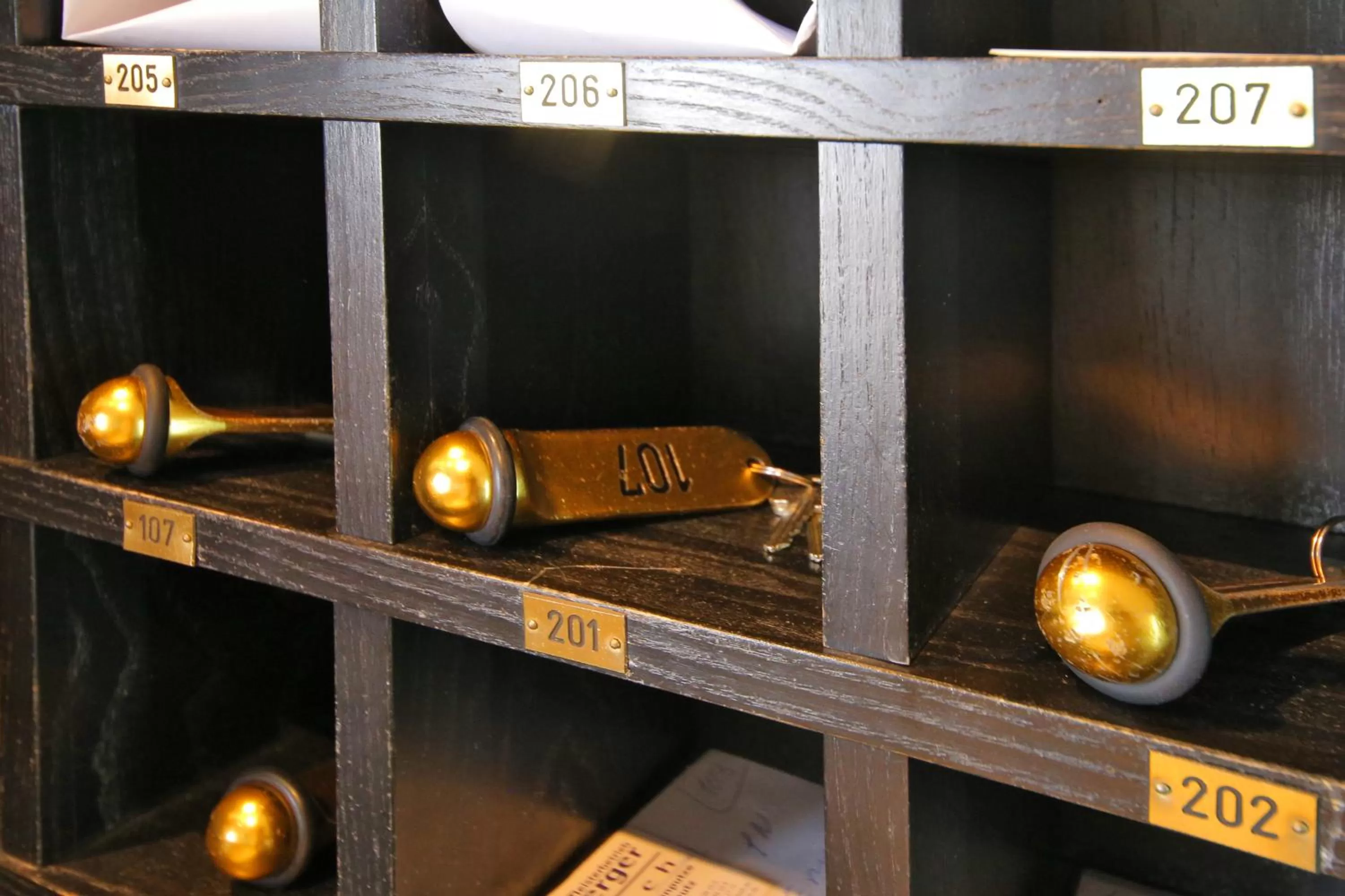 Decorative detail in Hotel Kick