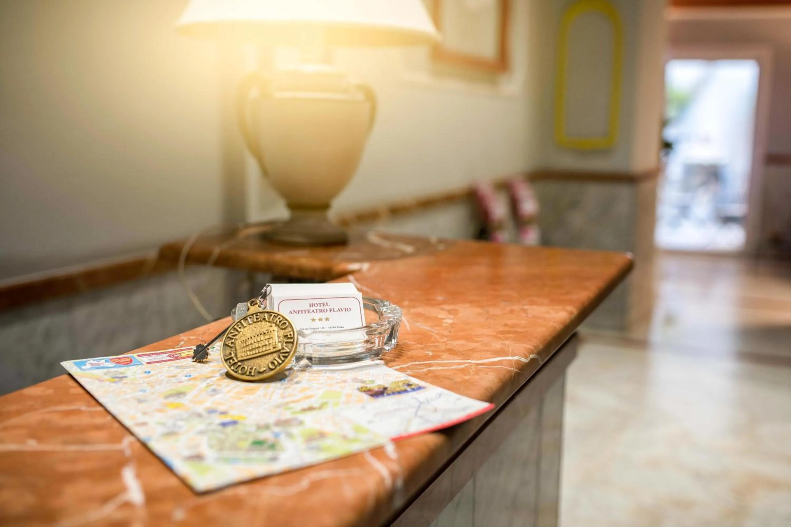 Lobby or reception in Hotel Anfiteatro Flavio