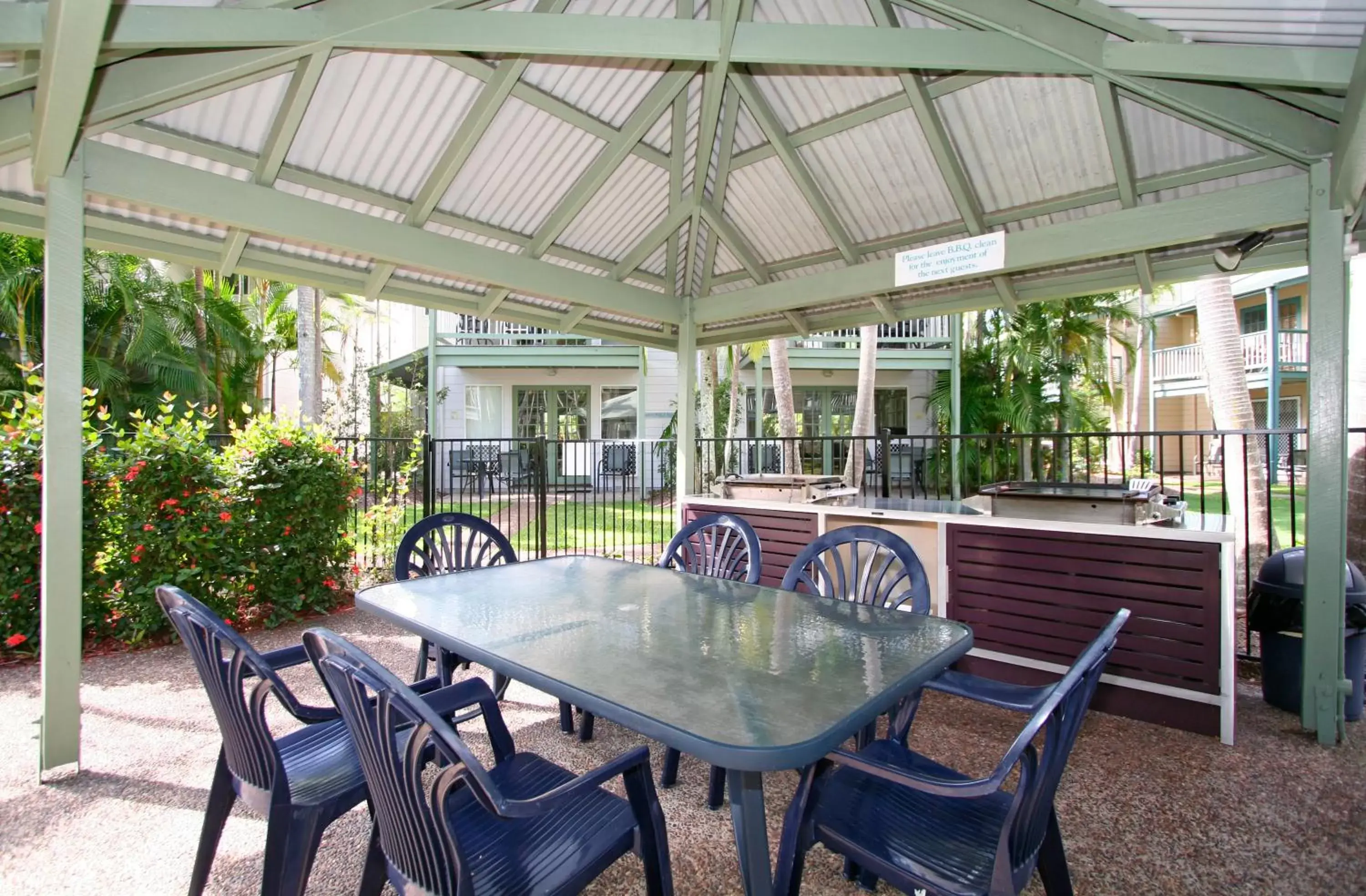 Patio in Coral Beach Noosa Resort