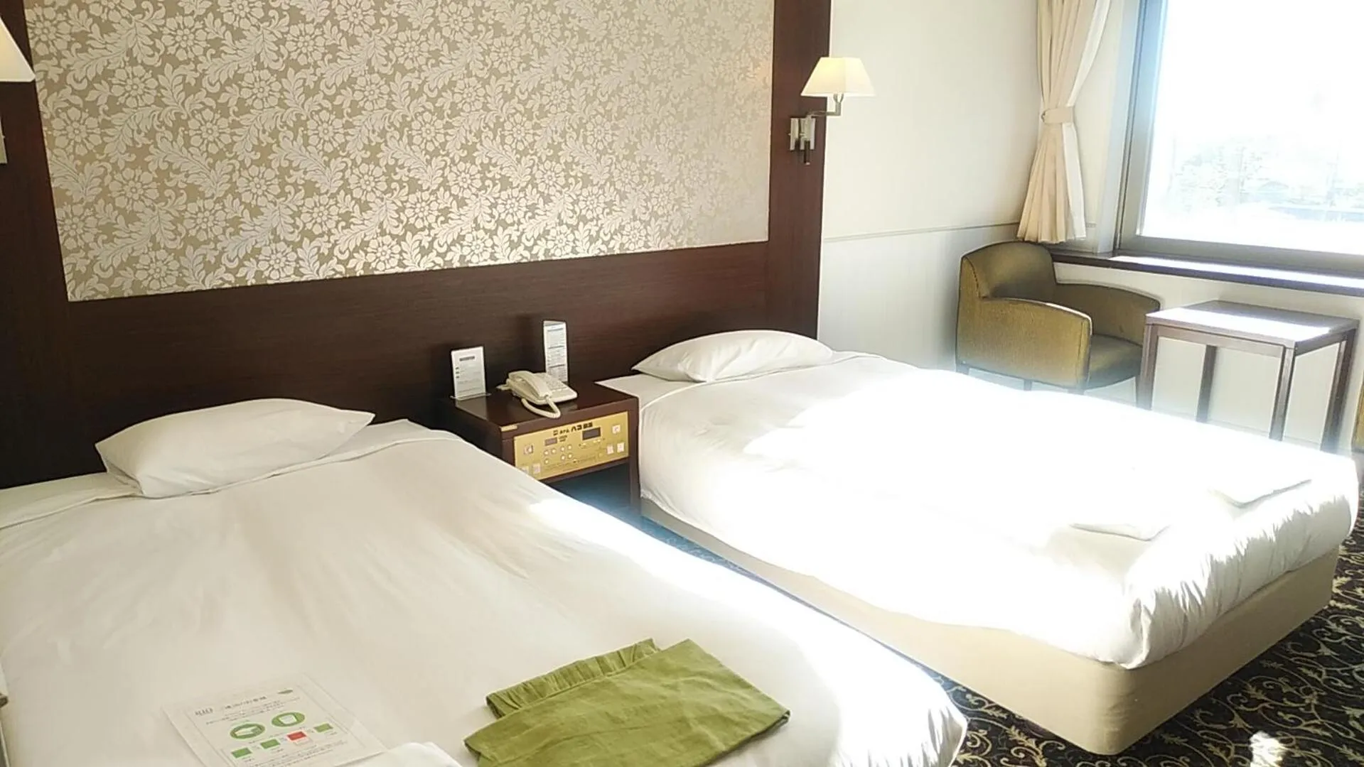 Bed in Hotel Paco Kushiro