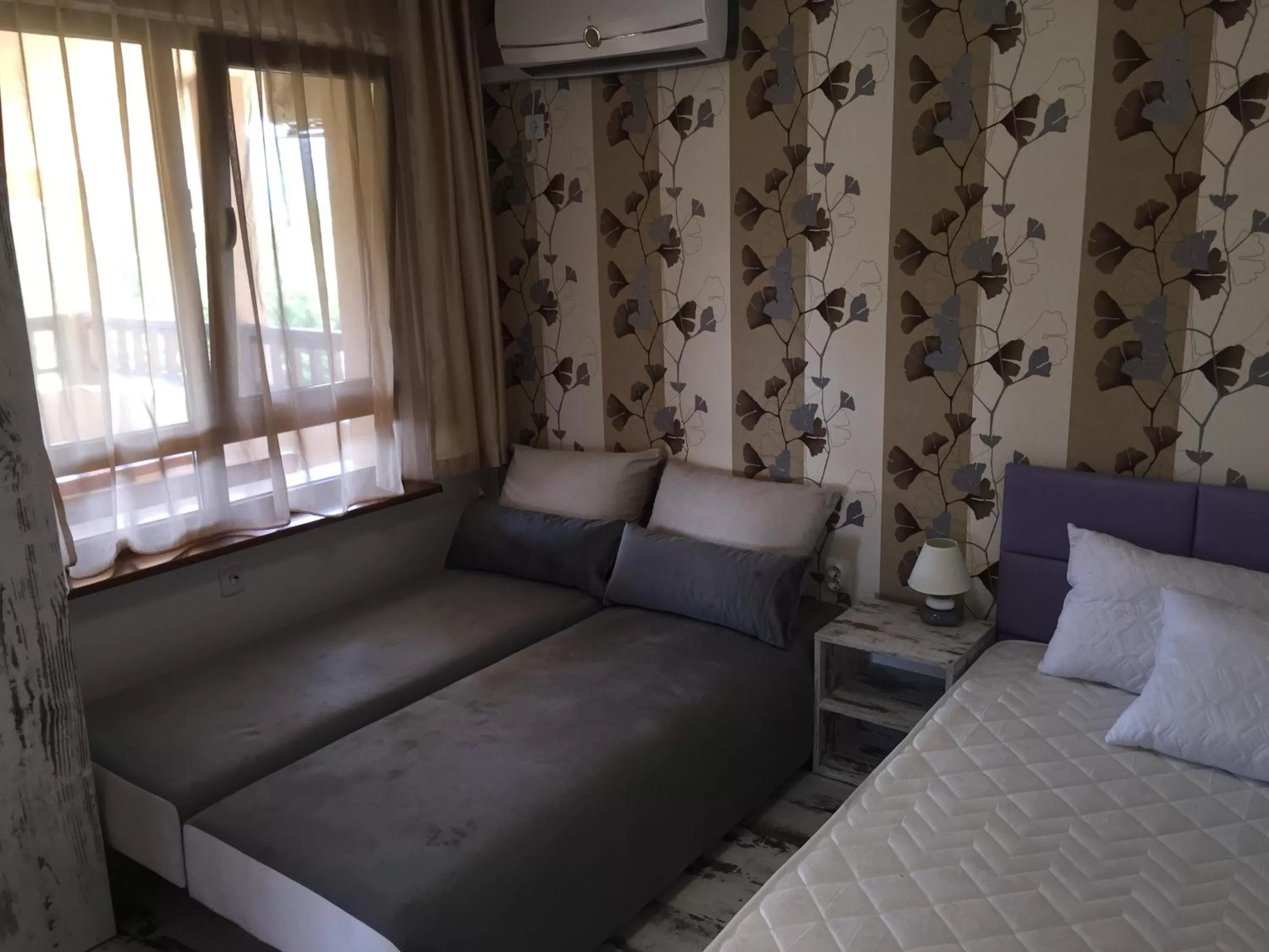 Bed in Family Hotel Malibu