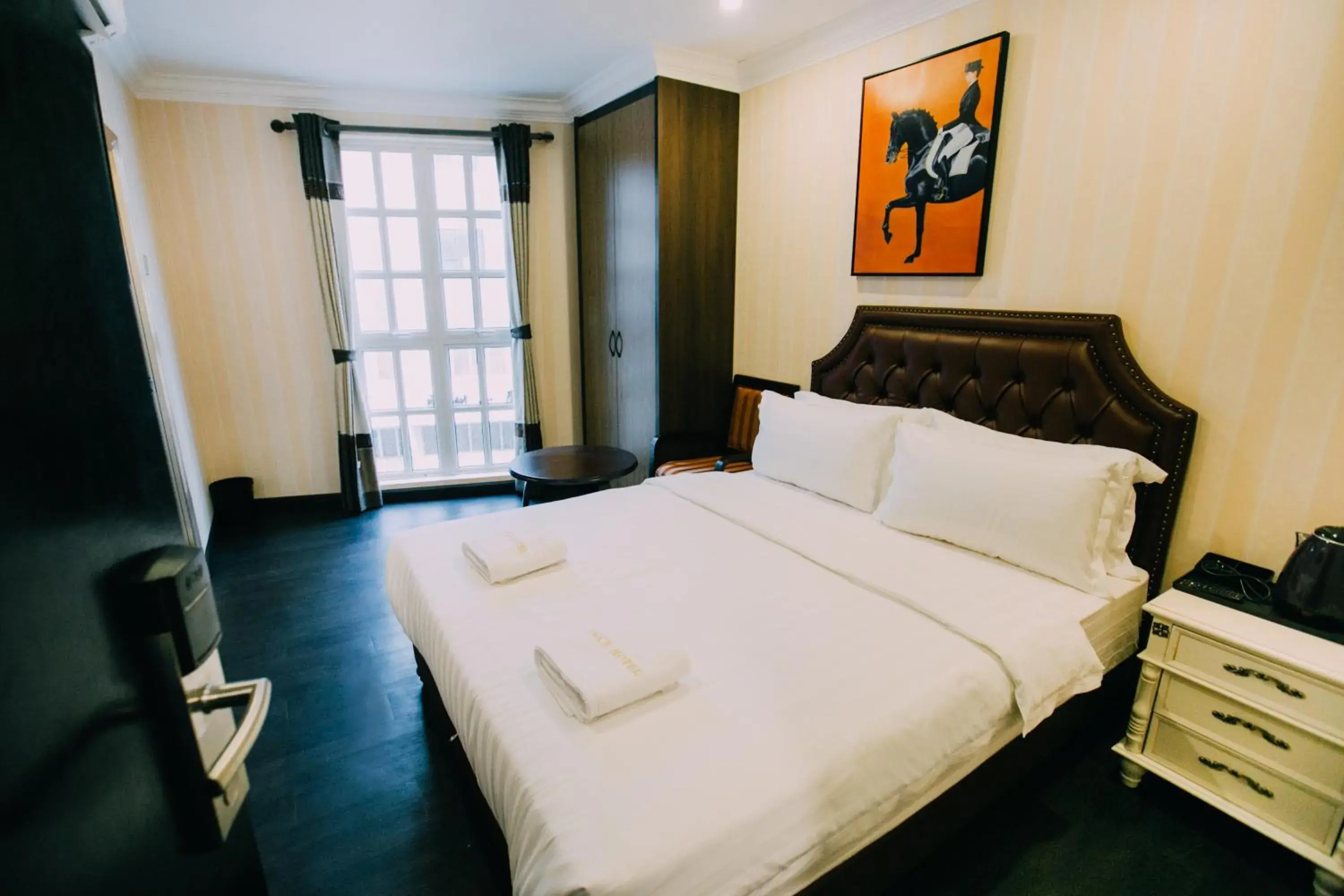 Bed in Hotel Venice