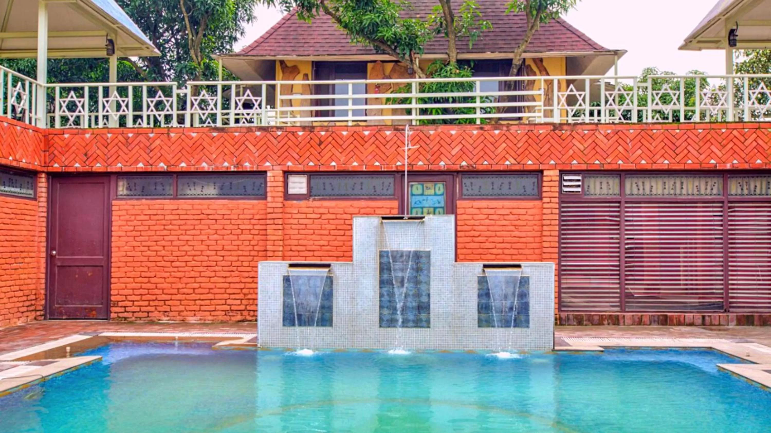 Swimming Pool in ShriGo Pyramid Home Divine - A Wellness Resort