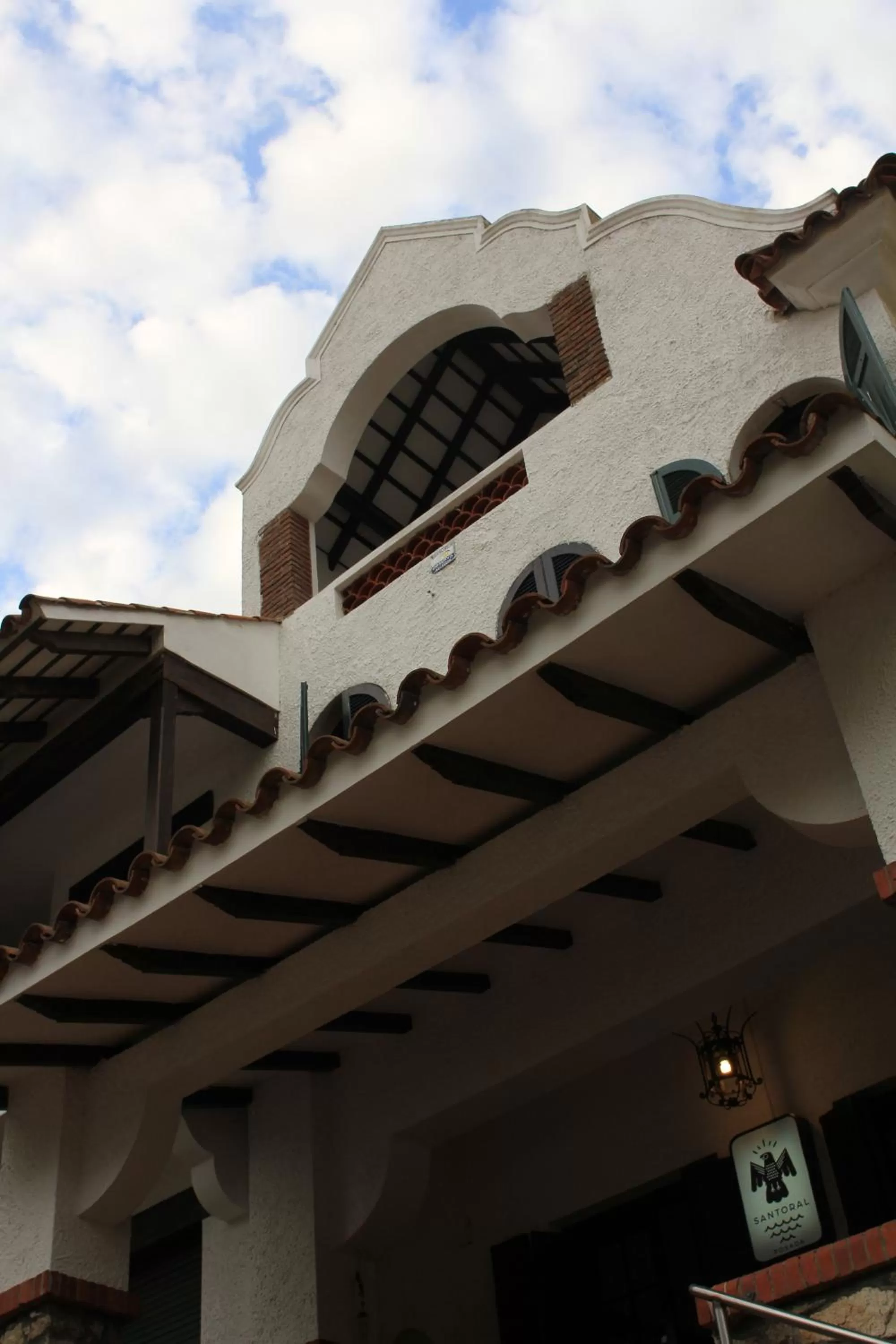 Facade/entrance, Property Building in Santoral Restaurante y Posada Pet Friendly