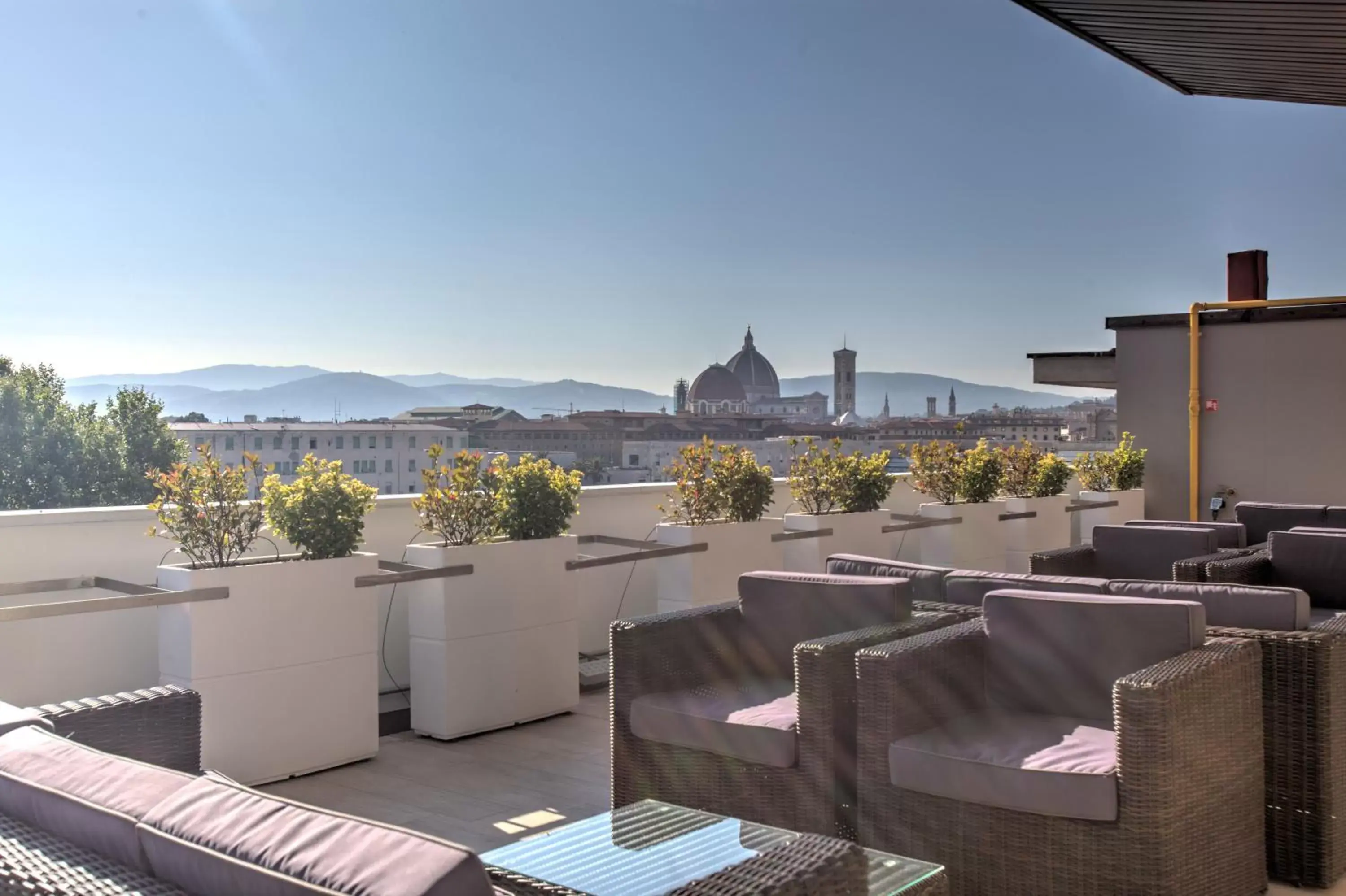 Balcony/Terrace in Mh Florence Hotel & Spa