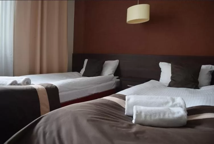 Bed in Hotel Maraton