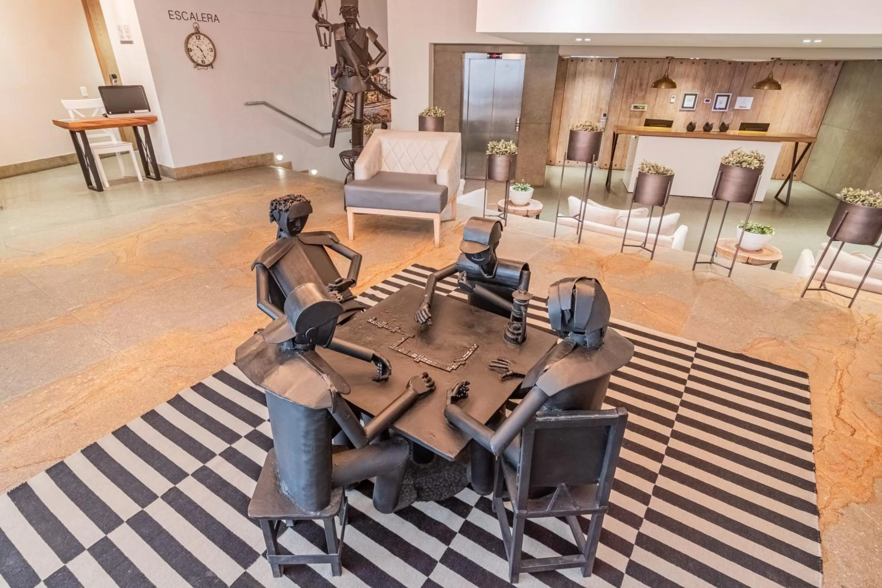 Living room in GHL San Lazaro Art Hotel