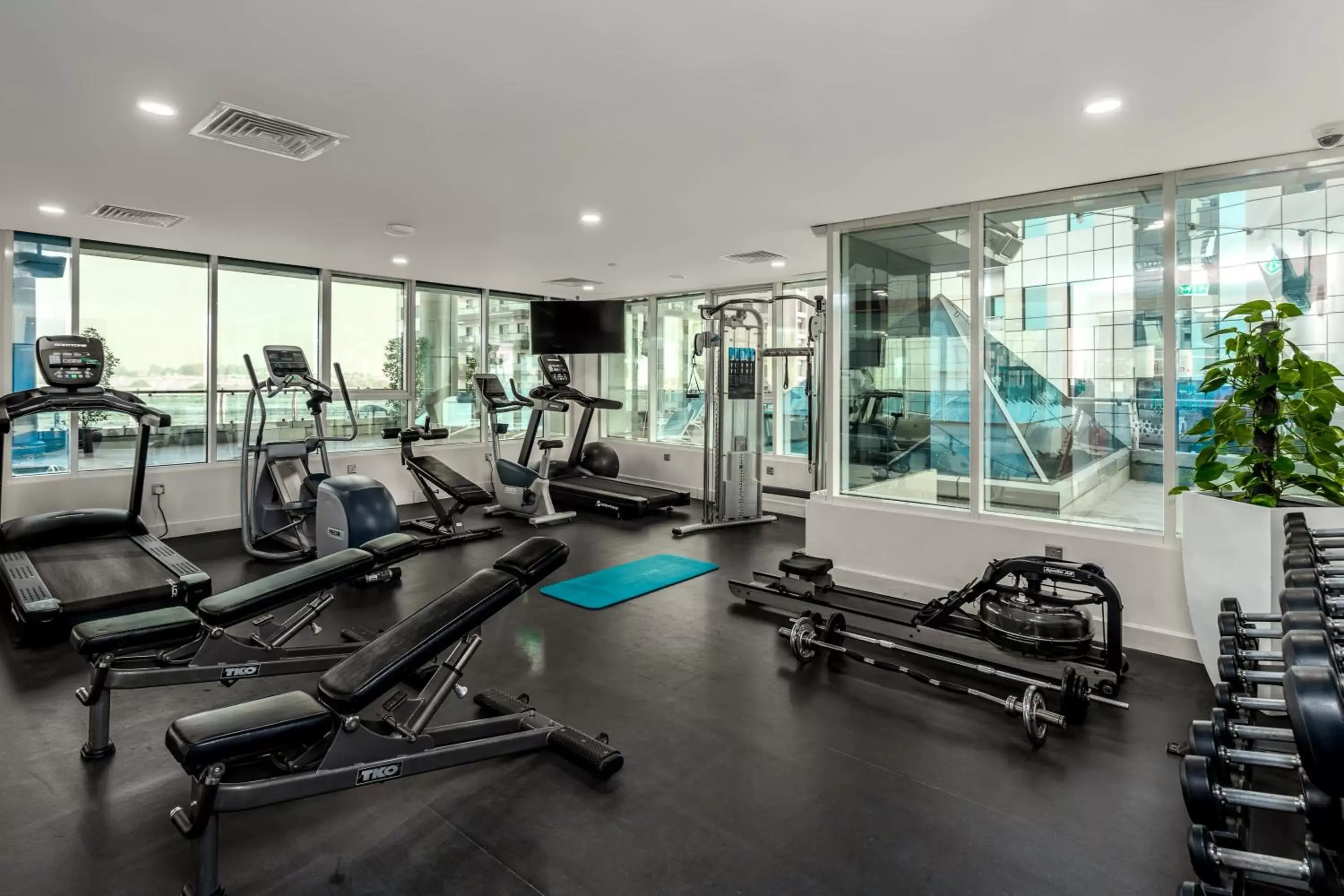 Fitness centre/facilities in Ramada by Wyndham Dubai Barsha Heights Fitness centre/facilities in Ramada by Wyndham Dubai Barsha Heights