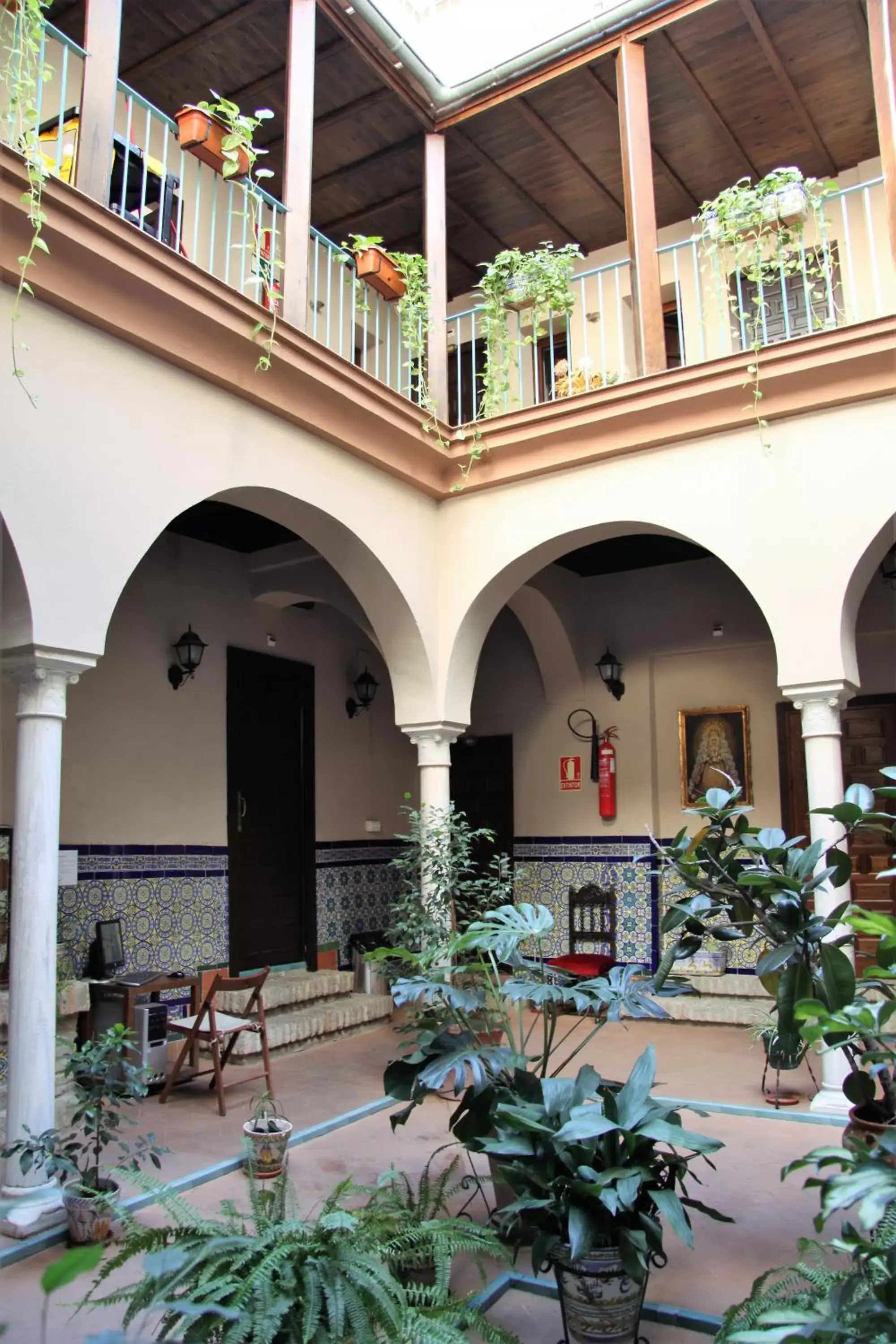 Patio in Hotel Patio de las Cruces