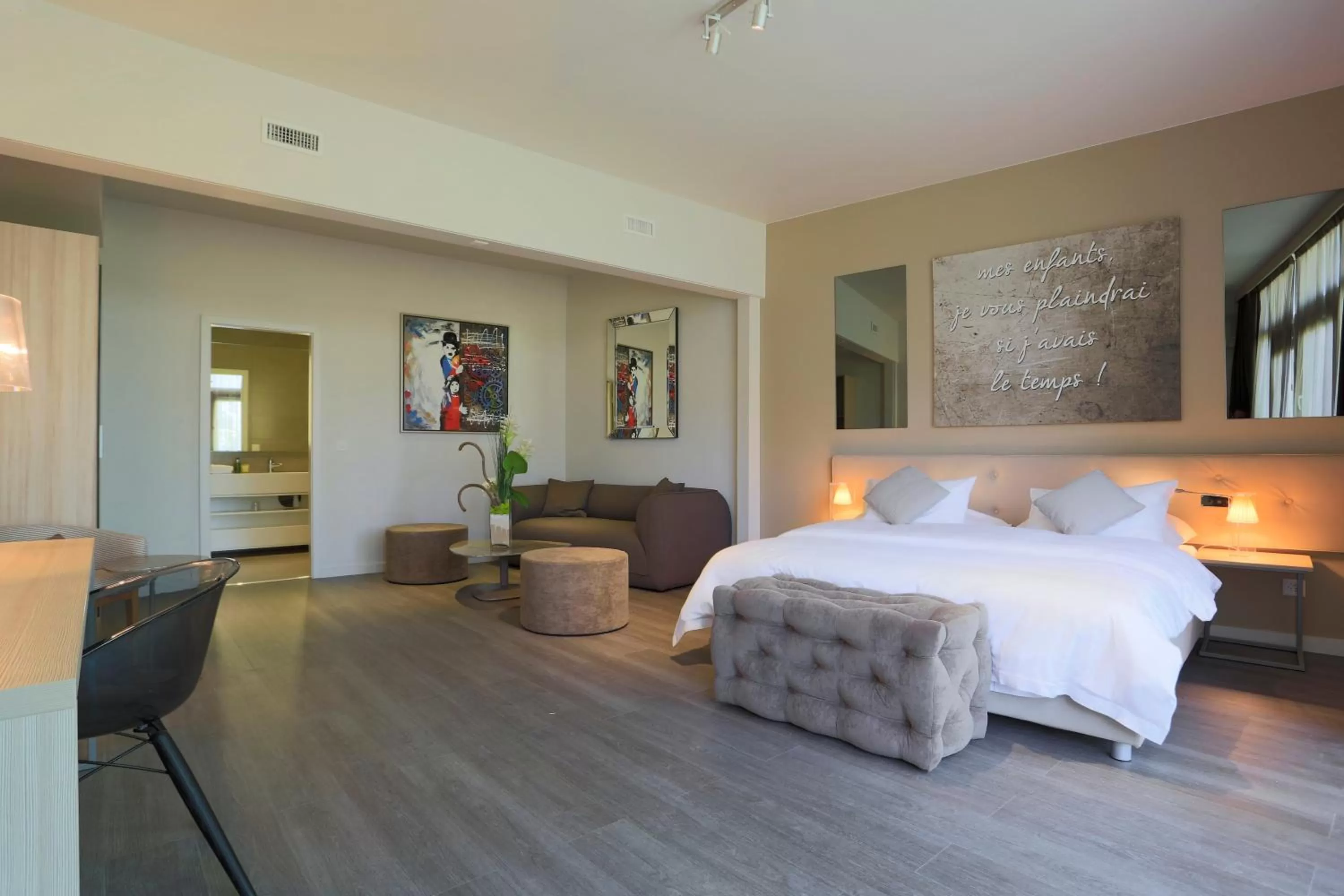 Bedroom, Bed in Chez Maman Hotel & Restaurant