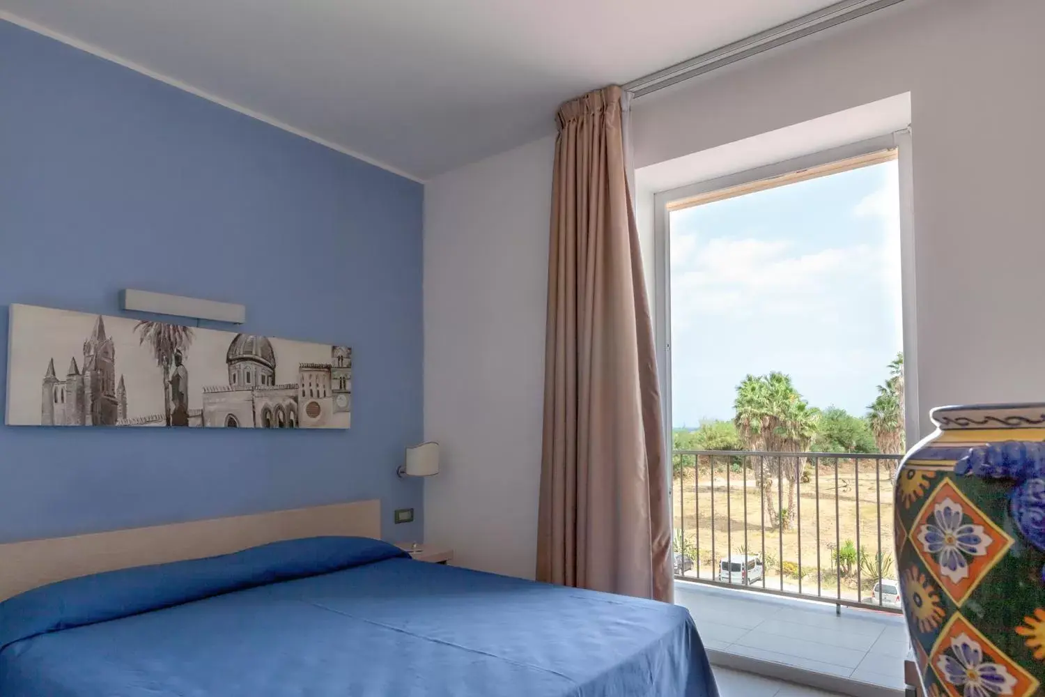 Bedroom, Bed in Hotel Villa d'Amato