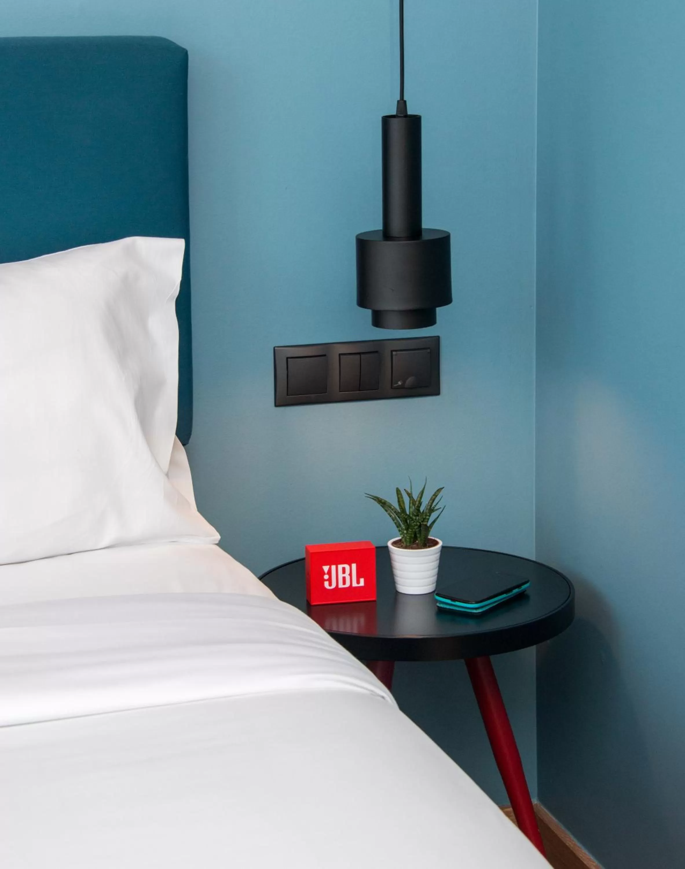 Decorative detail, Bed in Colors Urban Hotel Thessaloniki