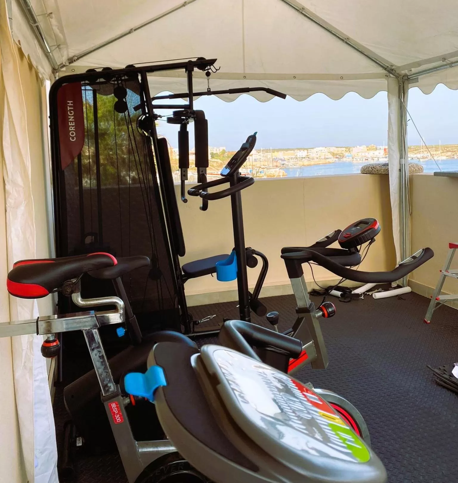 Fitness centre/facilities in Hotel Medusa