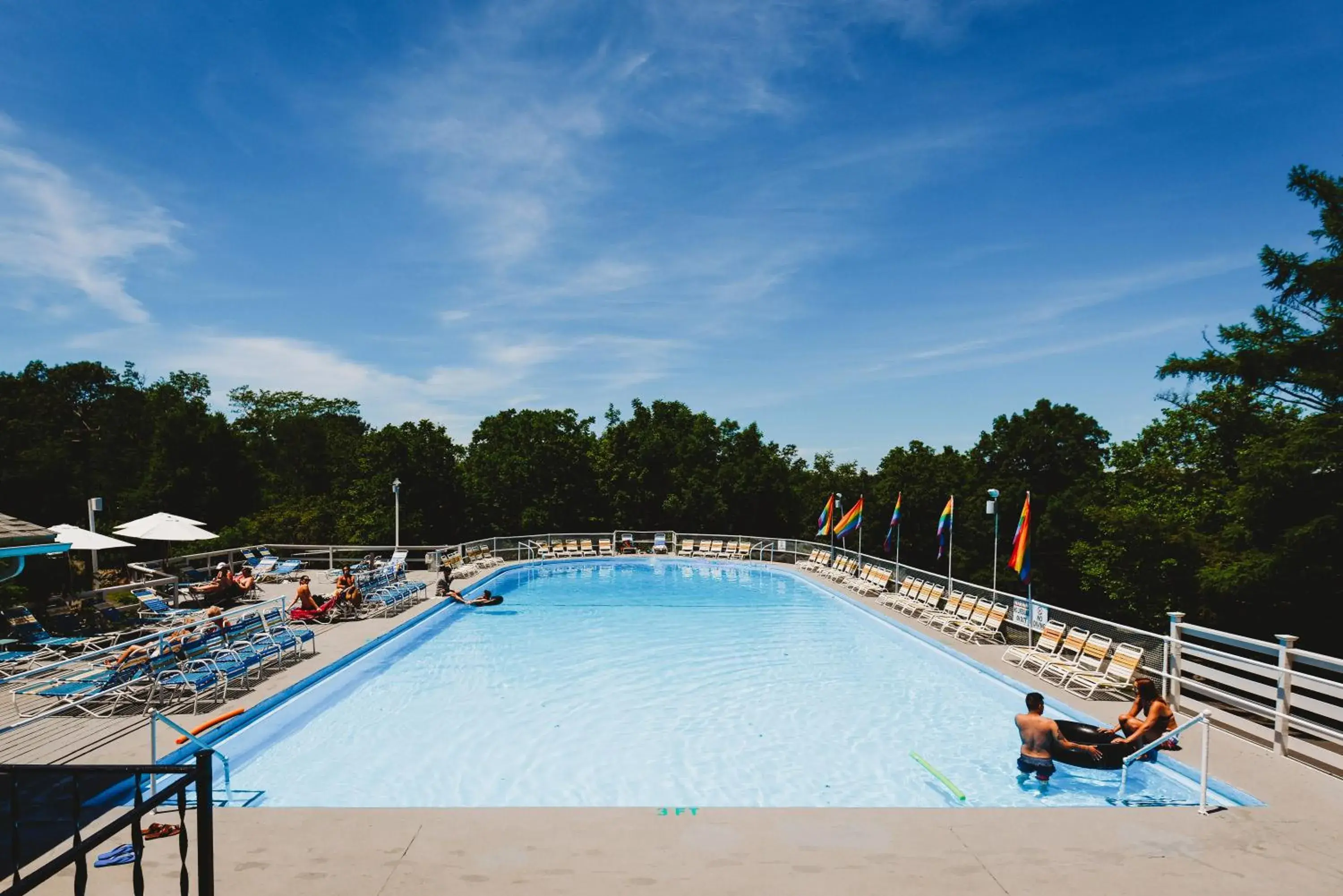 Swimming Pool in Rainbow Mountain Resort - LGBTQ Friendly