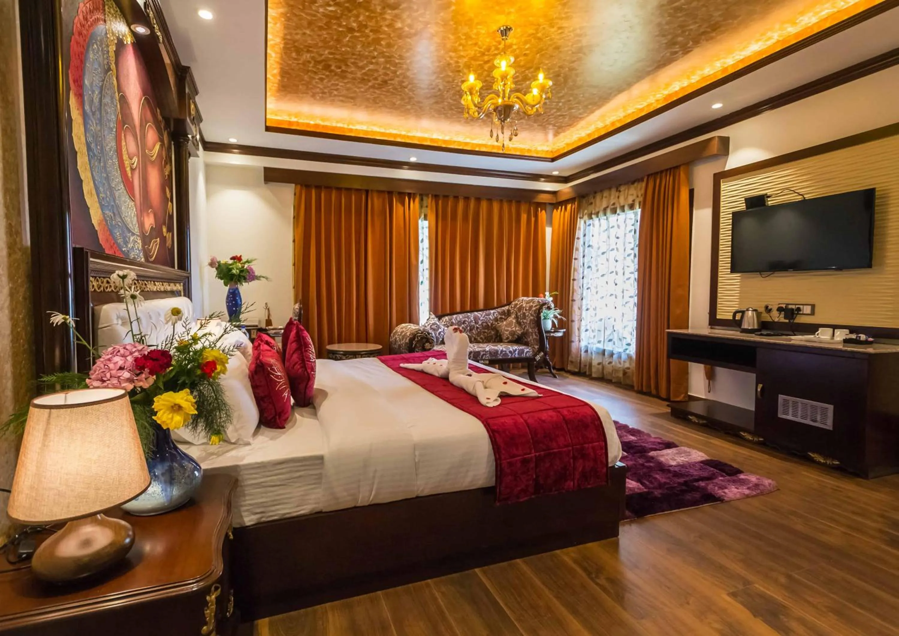 Photo of the whole room, Bed in The Highland Park - A Truly River side Resort