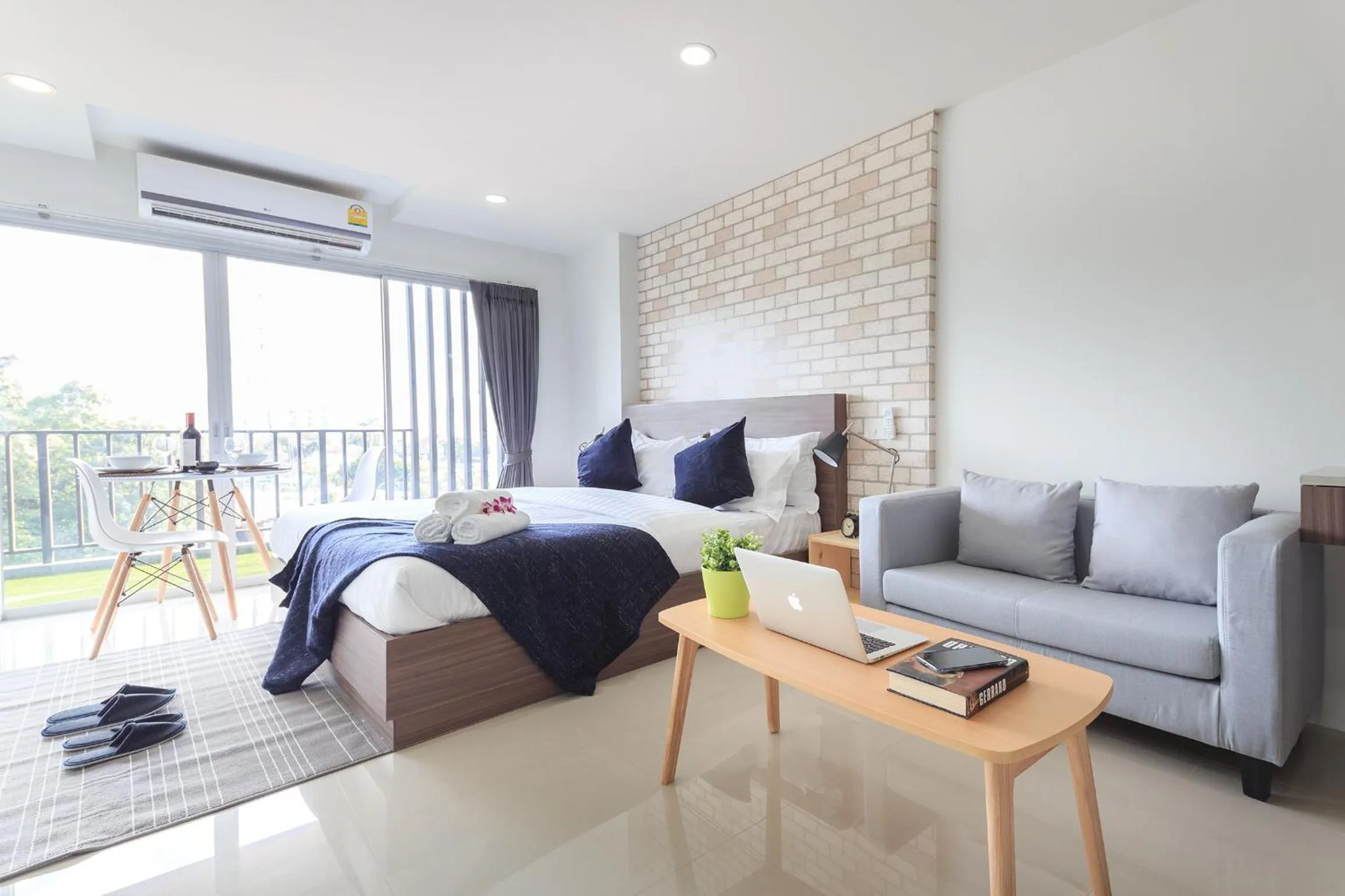 Bed in Q Space Residence