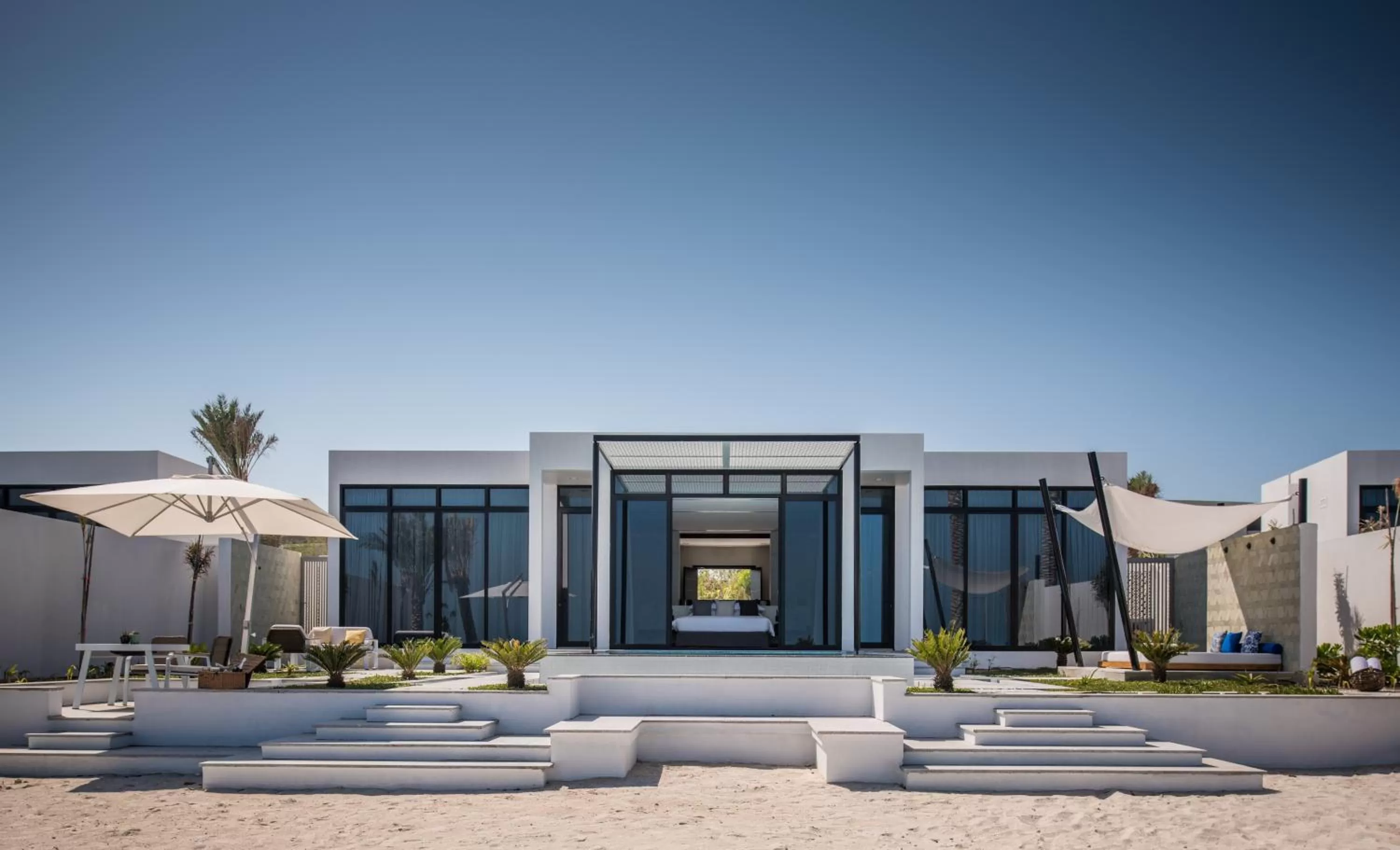 Facade/entrance in Nurai Island, Saadiyat