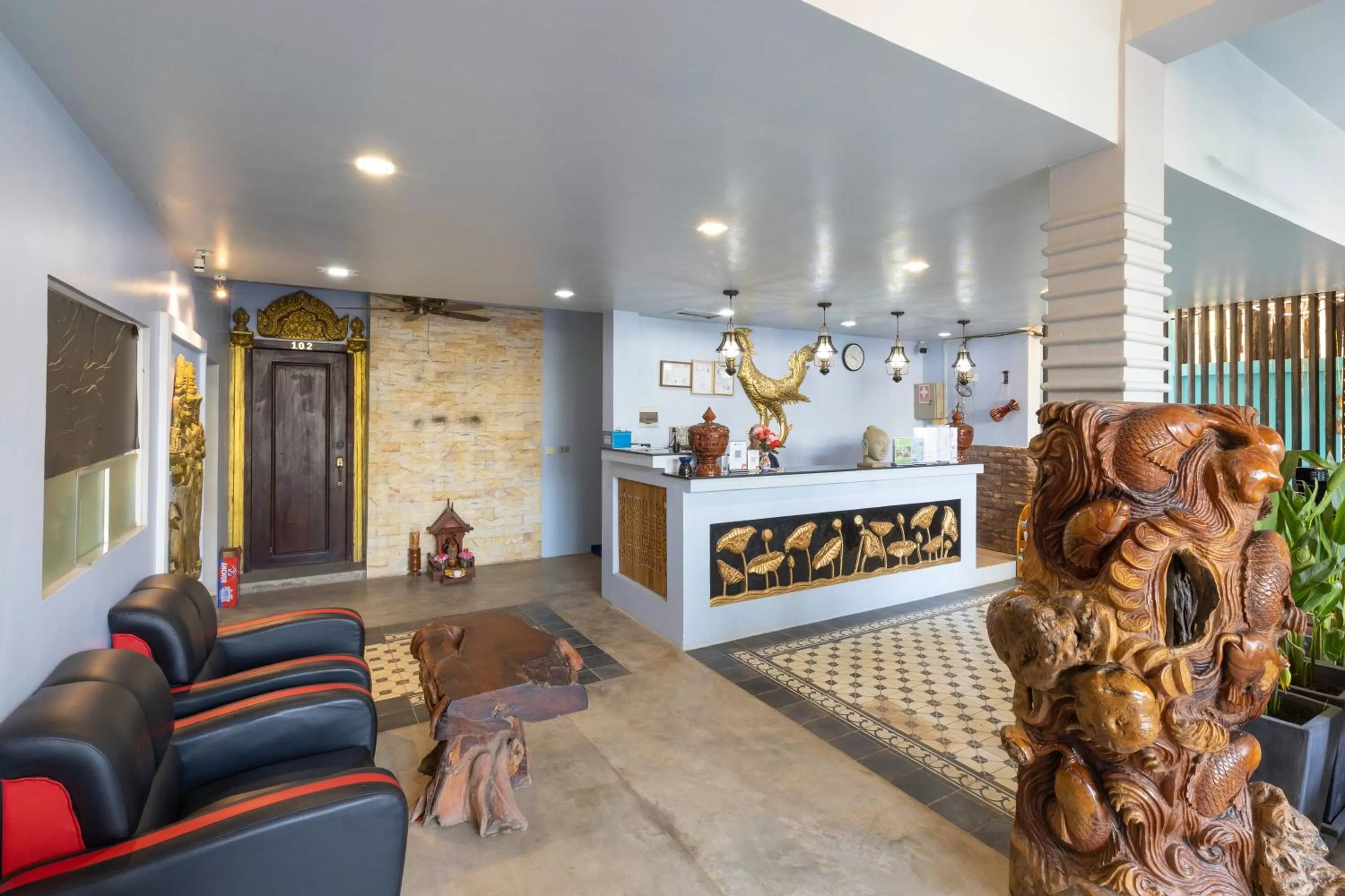 Lobby or reception in The Five Senses Boutique Hotel