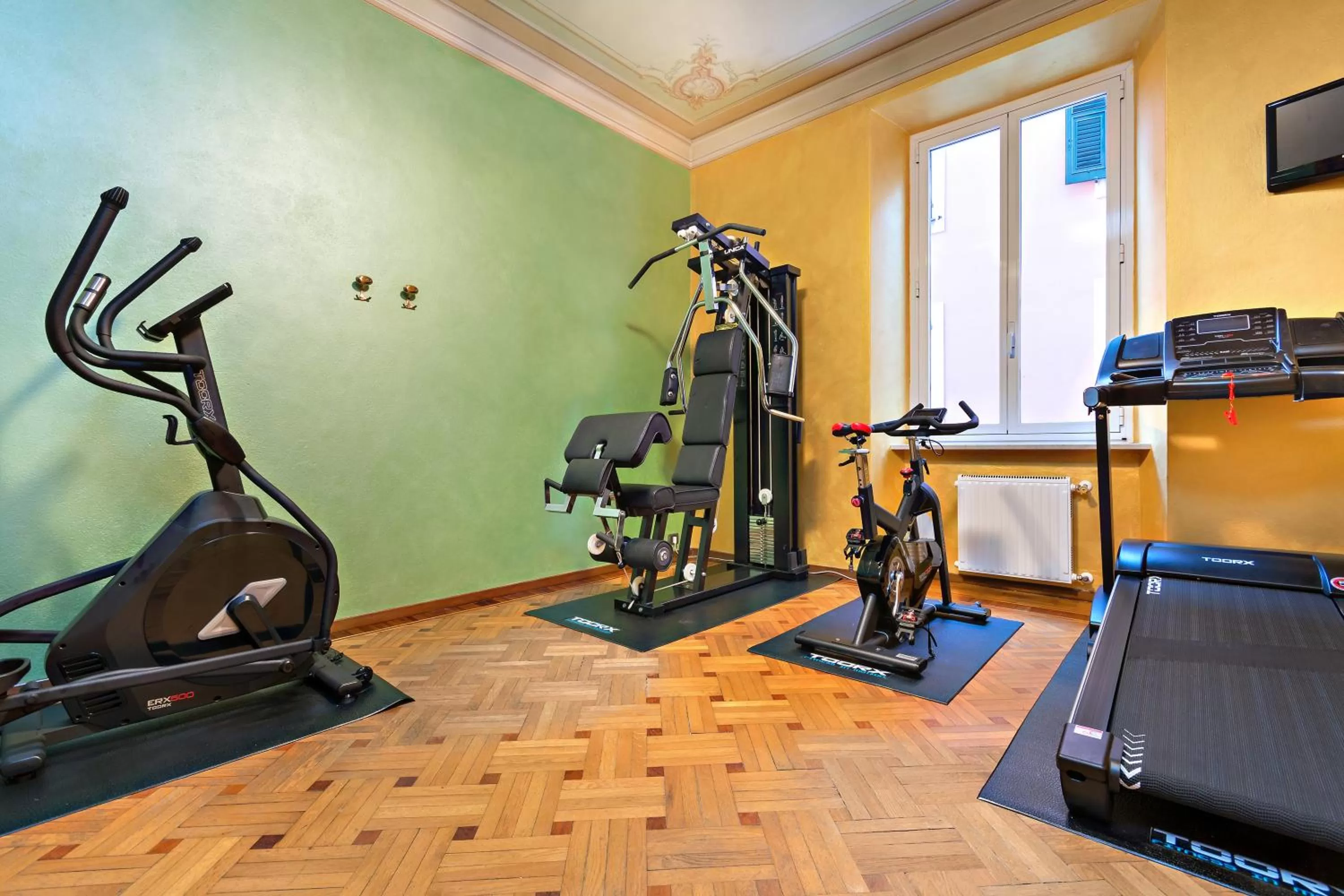 Fitness centre/facilities in Hotel Monte Rosa
