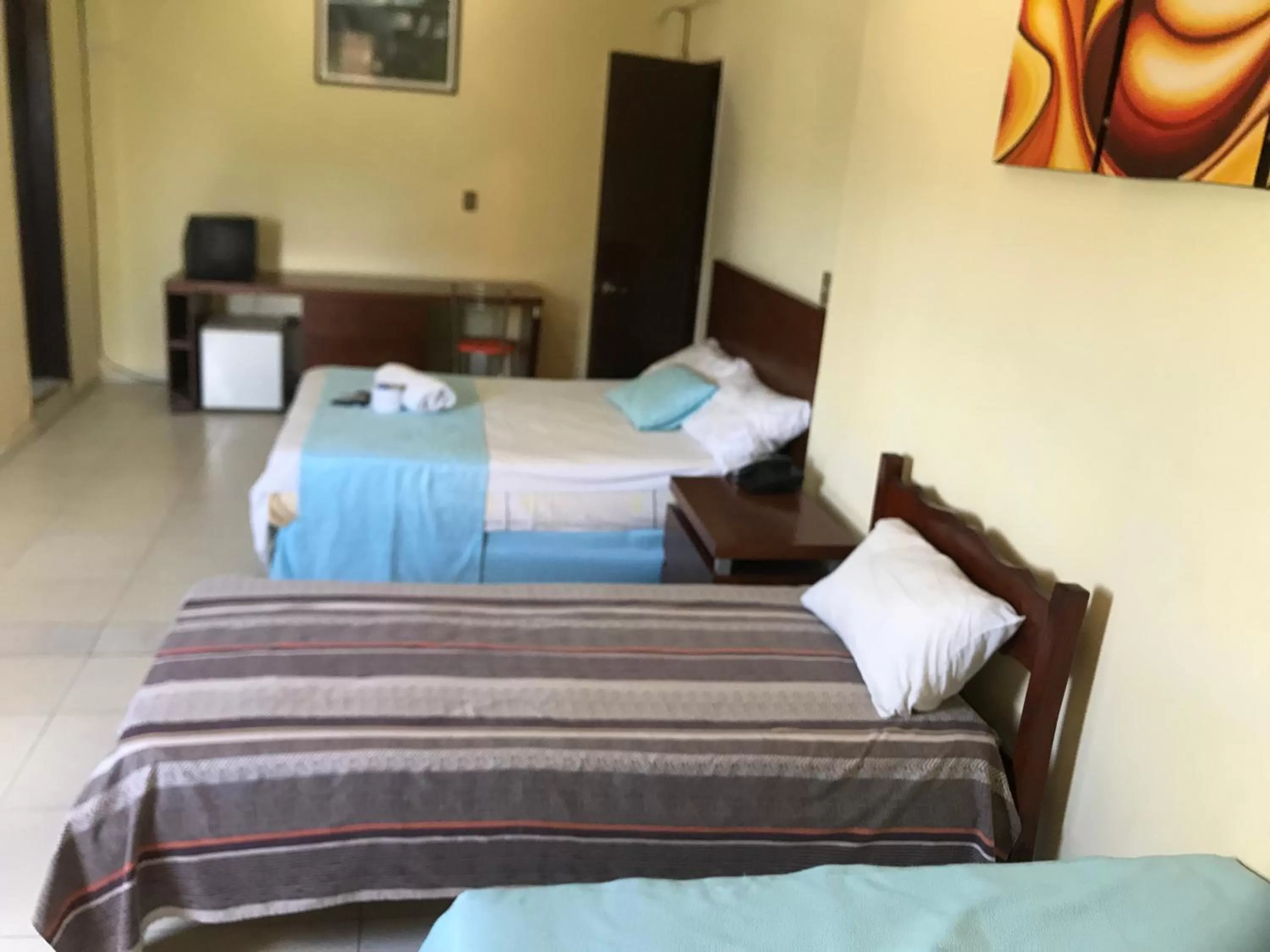 Bed in Hotel Viru Viru II