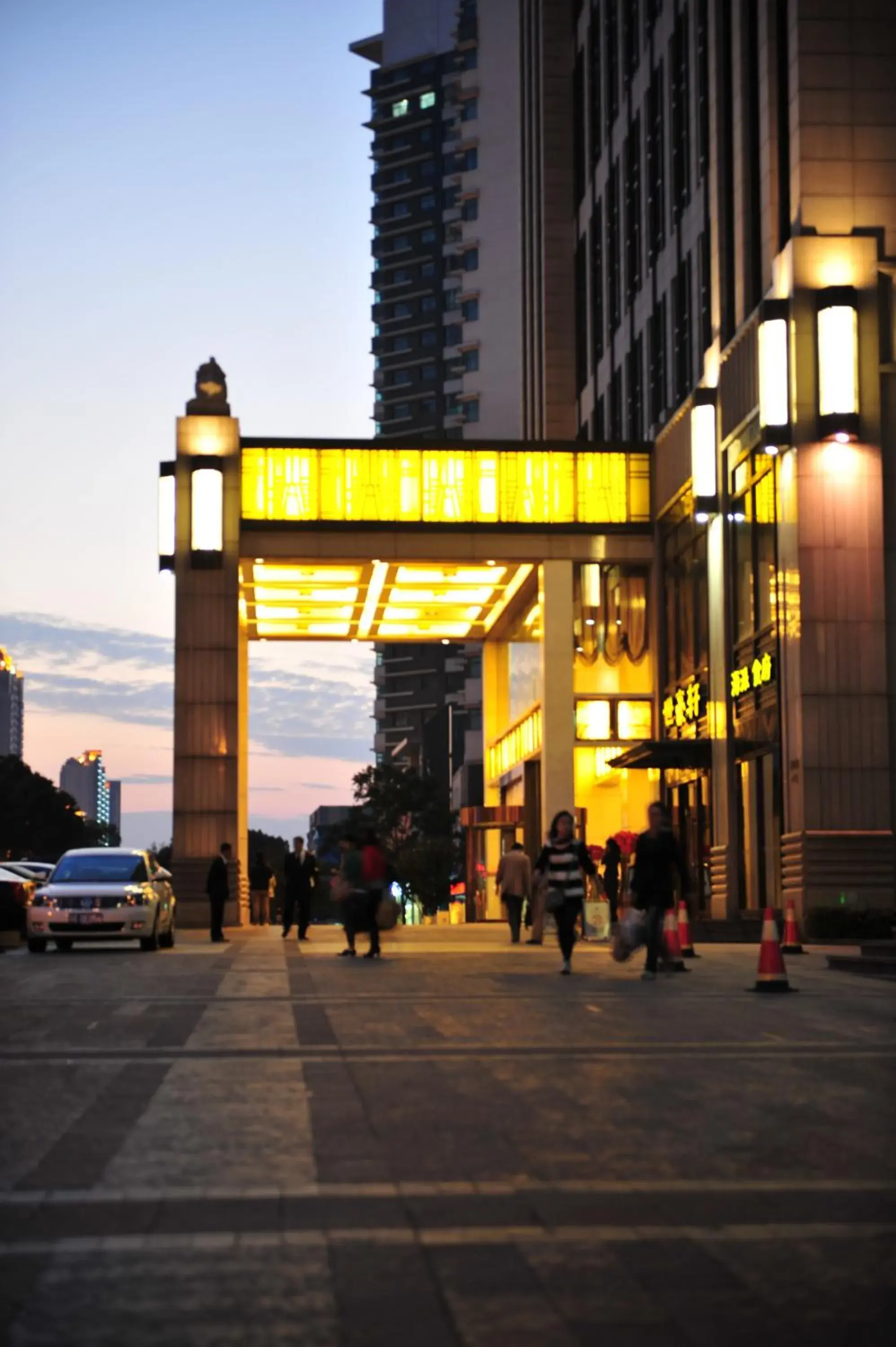 Facade/entrance in Wealthy Hotel Suzhou