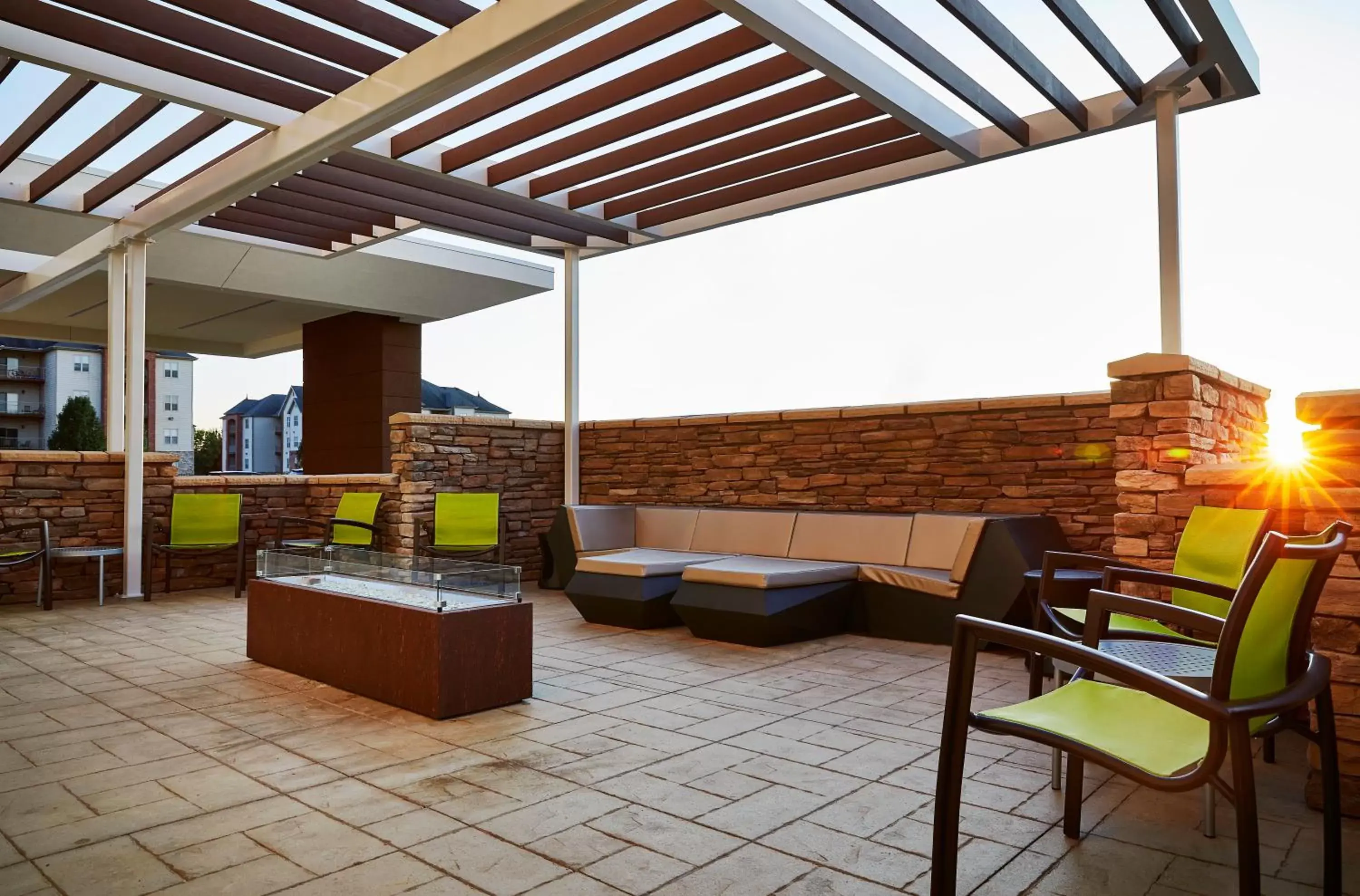 Patio, Seating Area in SpringHill Suites by Marriott Springfield North