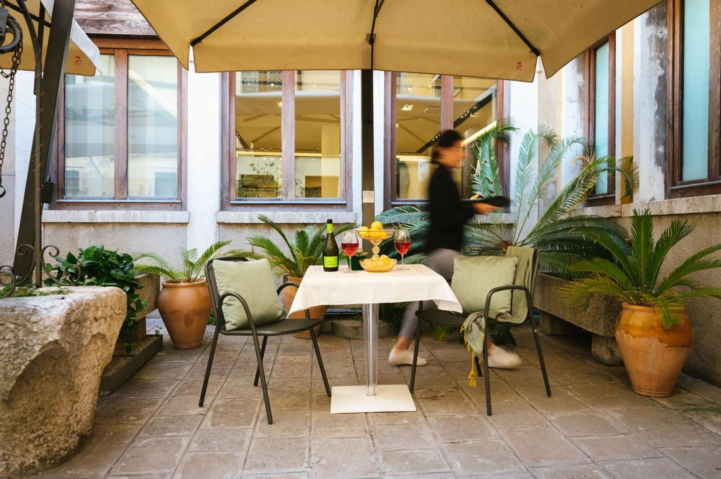 Patio in Hotel Do Pozzi